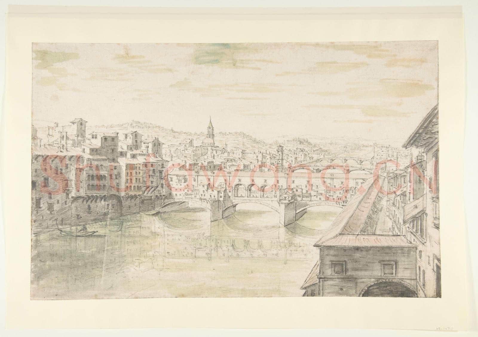 Israel Silvestre-View of the Ponte Vecchio, Florence.tif
