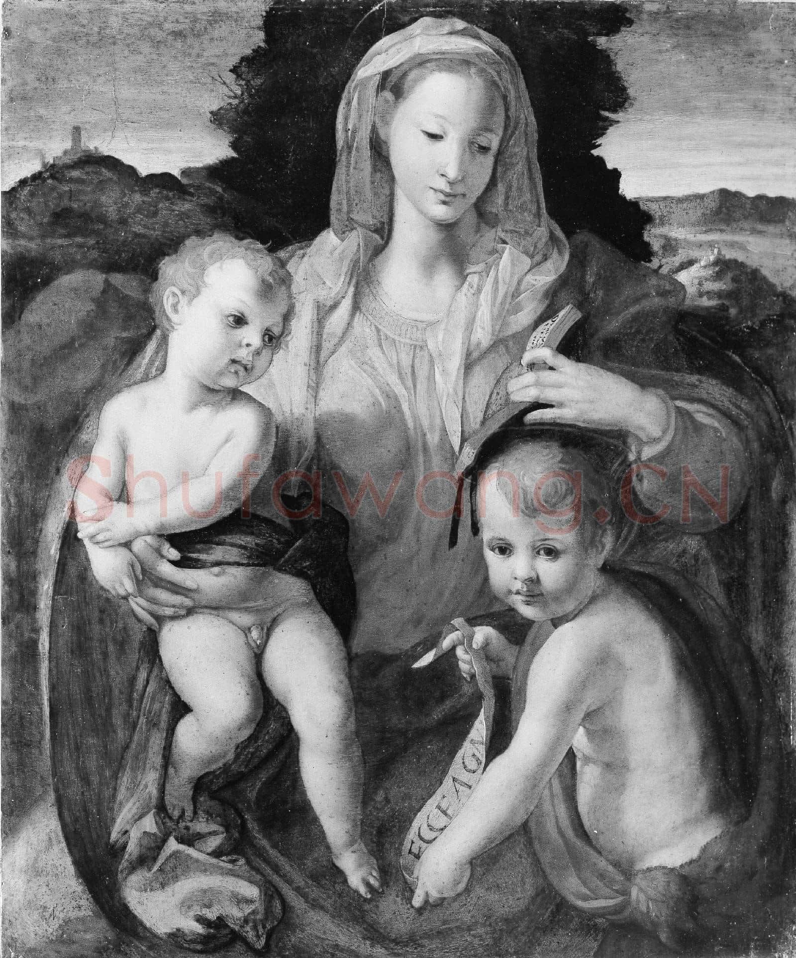 Italian-Madonna and Child with the Young Saint John the Baptist.tif