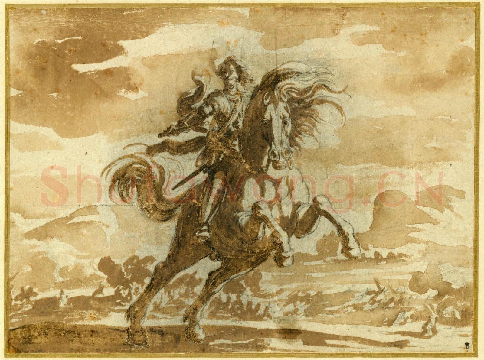 Jacques Callot-Equestrian Portrait of Louis de Lorraine, Prince of Phalsbourg.tif
