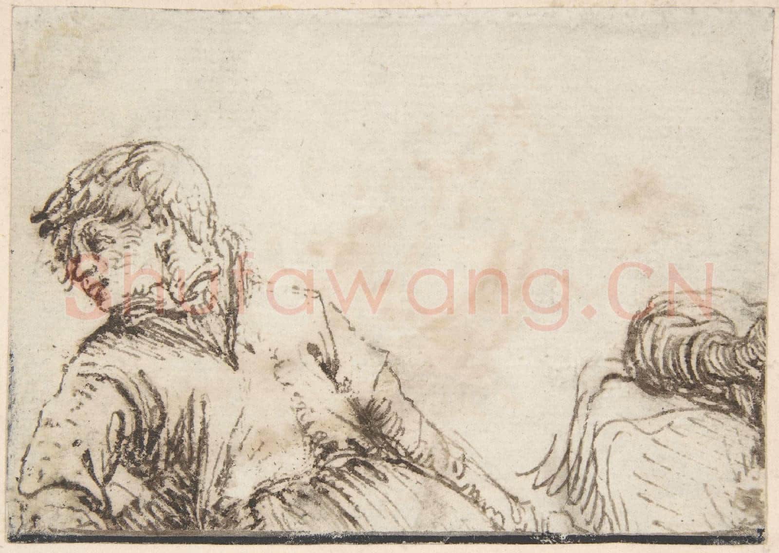 Jacques de Gheyn II-Study of a Youth with his Head Turned.tif