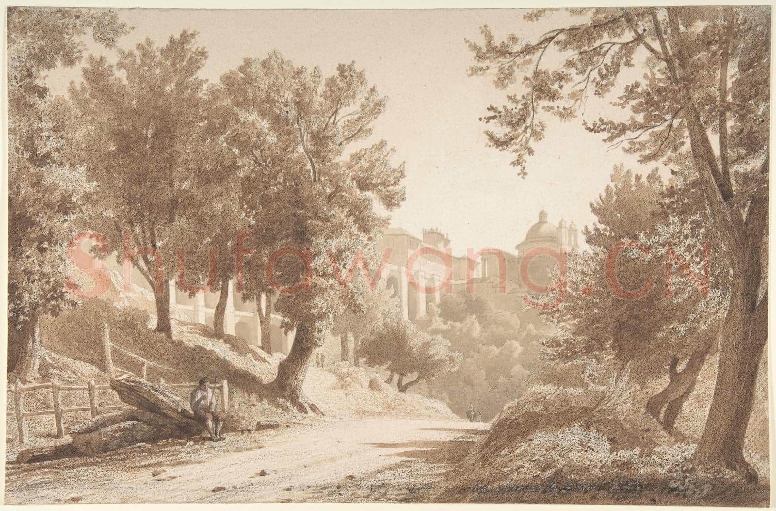 Jean-Achille Benouville-View of Ariccia.tif