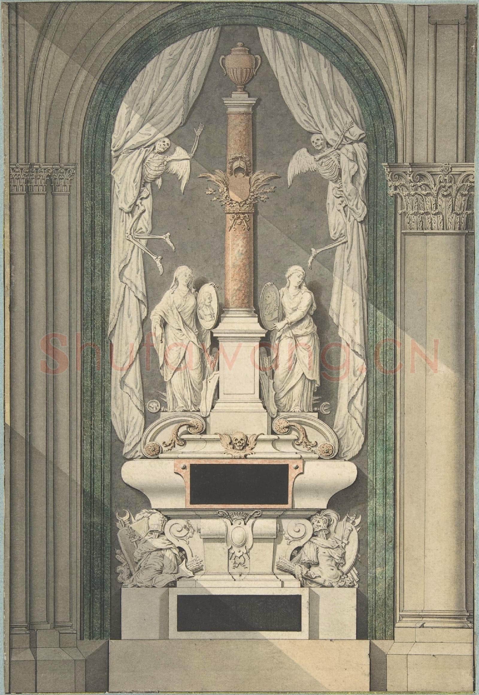 Jean Chafourier-The Castellan Tomb in Saint Germain-des-Prés.tif