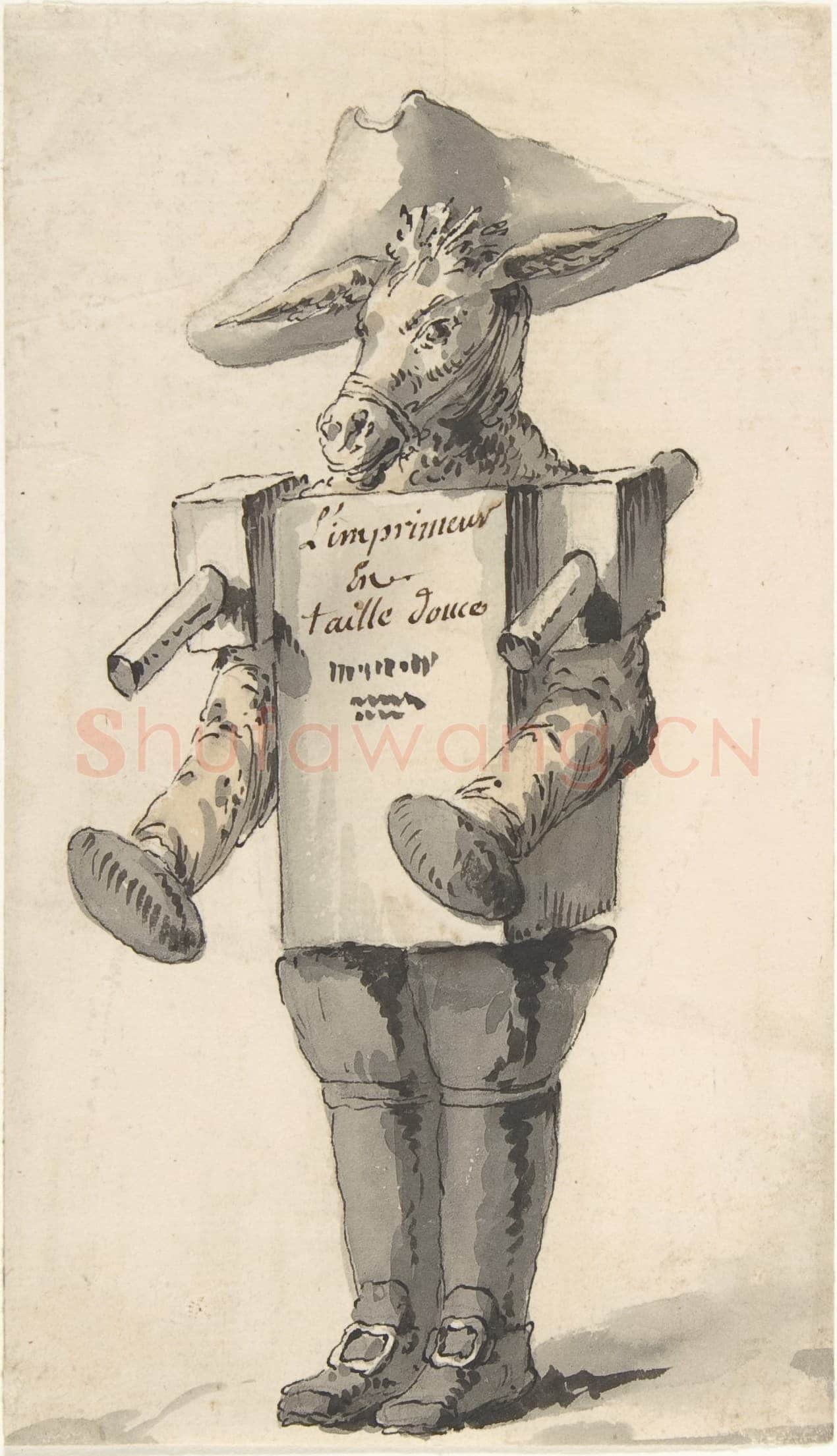 Jean Charles Delafosse-Caricature of an Engravings Printer.tif