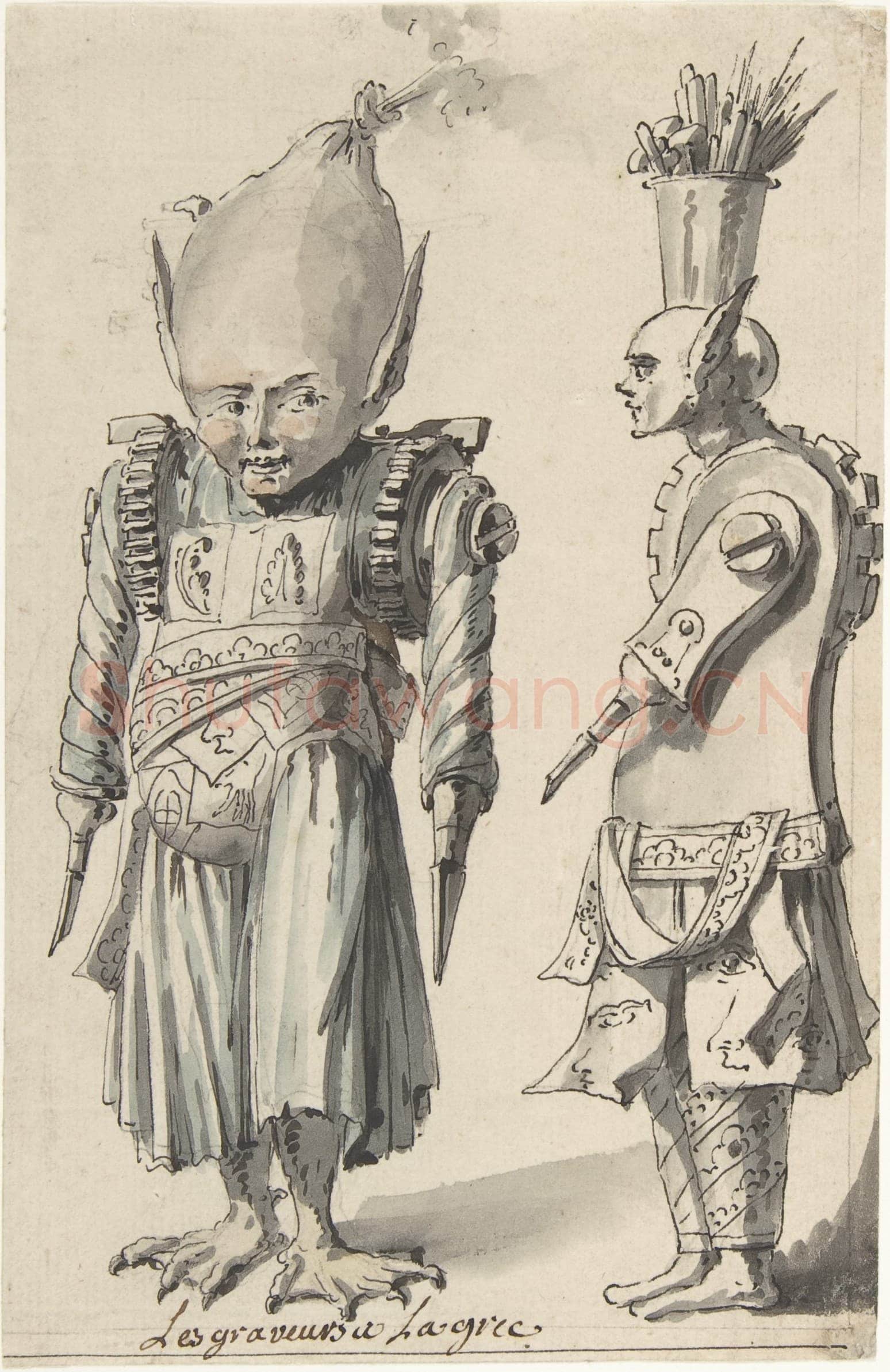 Jean Charles Delafosse-Caricature of Engravers a la Grecque.tif