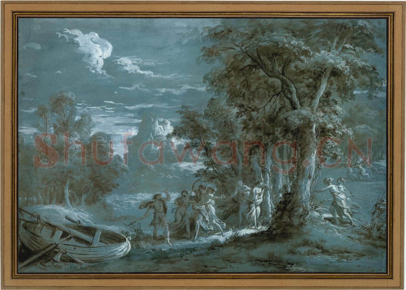 Jean Jacques Lagrenée-Landscape with a Scene from Fénelon's.tif