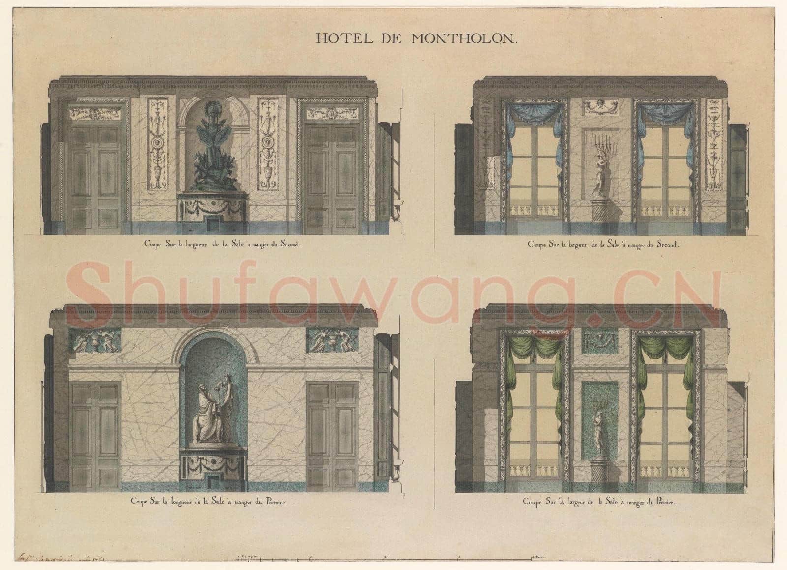 Jean Jacques Lequeu-Longitudinal and Cross Sections.tif