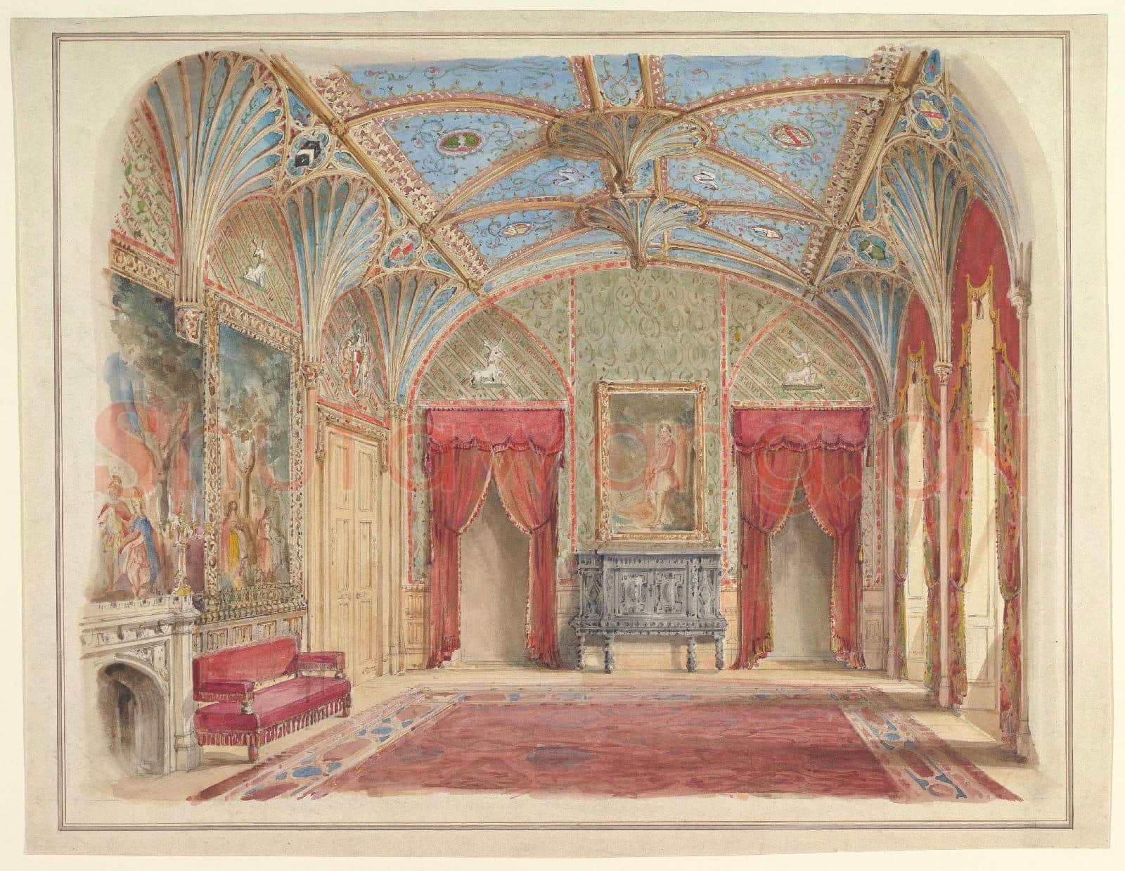 John Gregory Crace-Design for the Decoration of the Drawing Room.tif