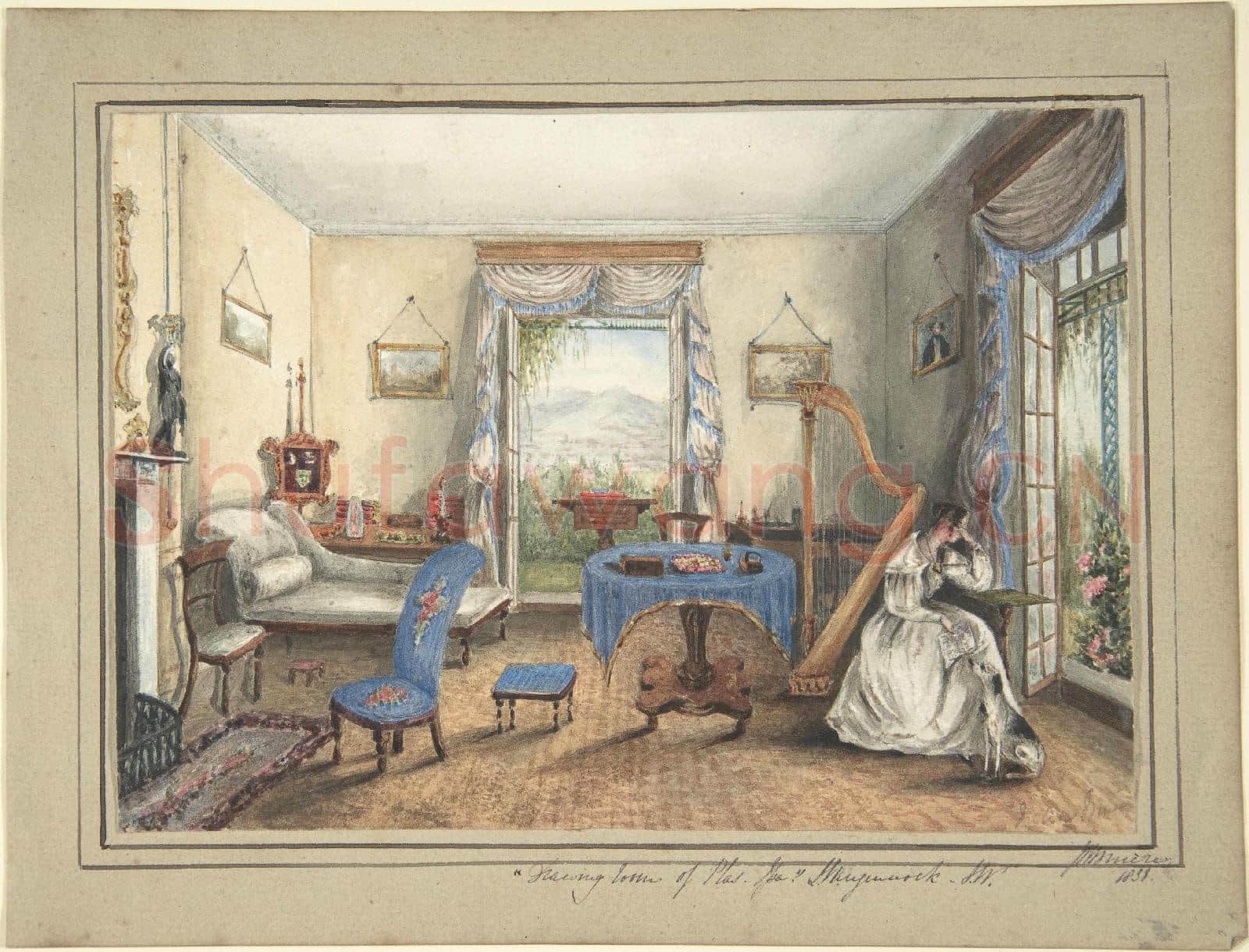 Julien Muère-Drawing Room of the Plas. Spa.tif