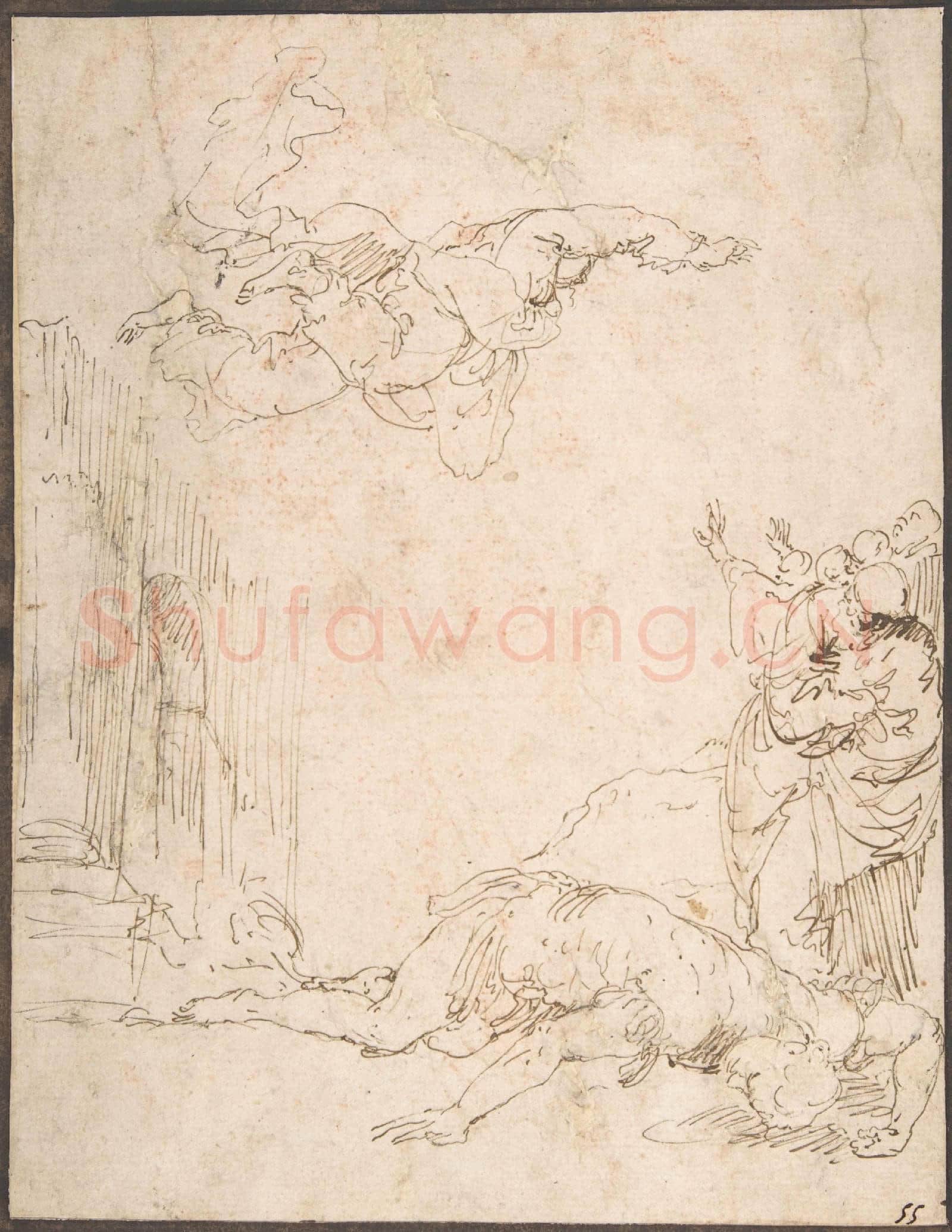 Jusepe de Ribera-Unidentified Scene Figures Watching.tif