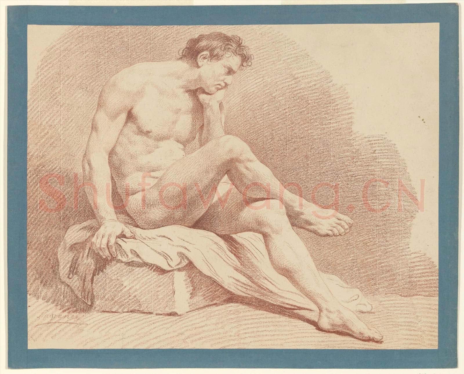 Louis Lagrenée-Seated Male Nude.tif