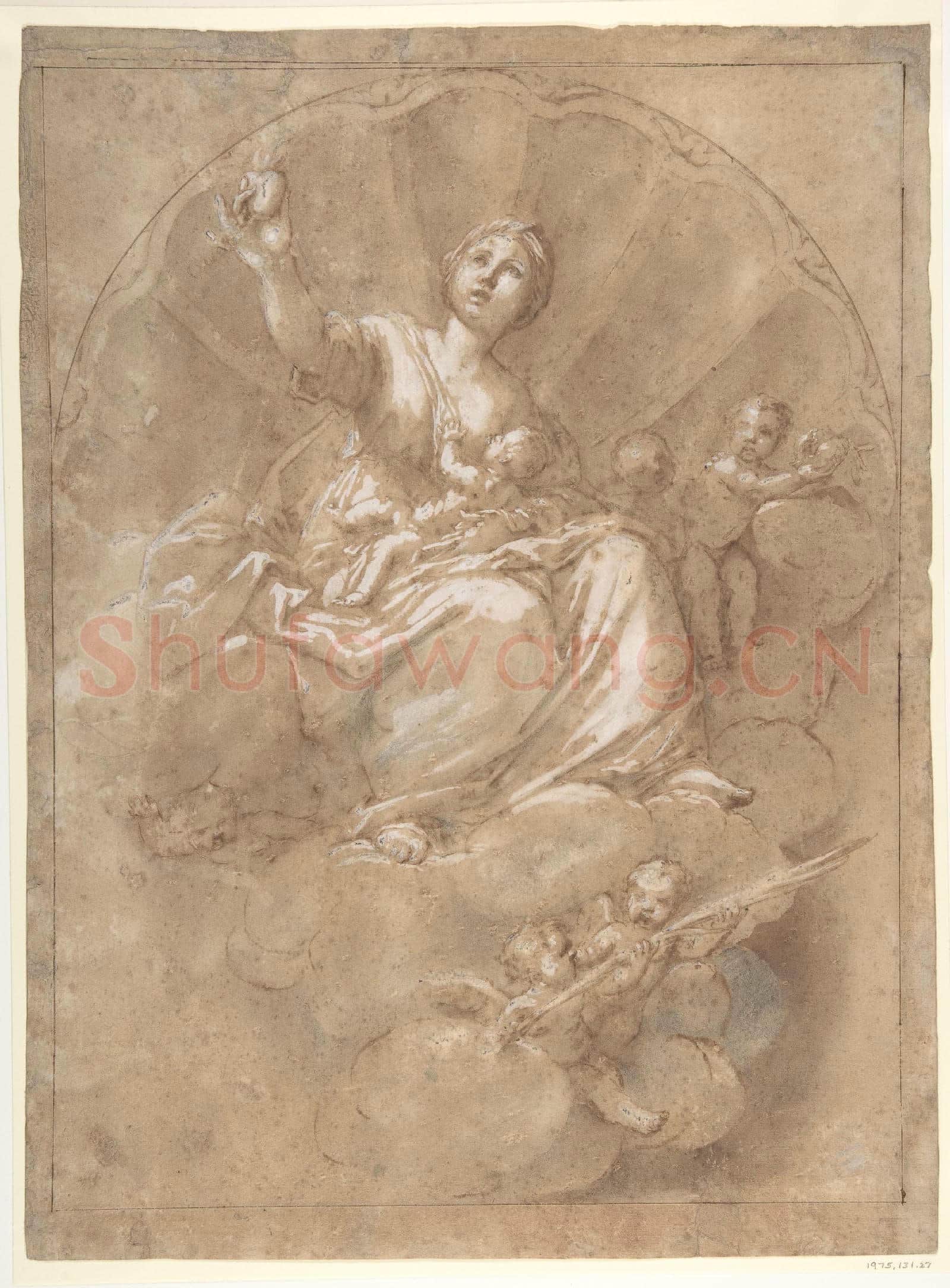 Marcantonio Franceschini-Allegorical Figure of Charity.tif