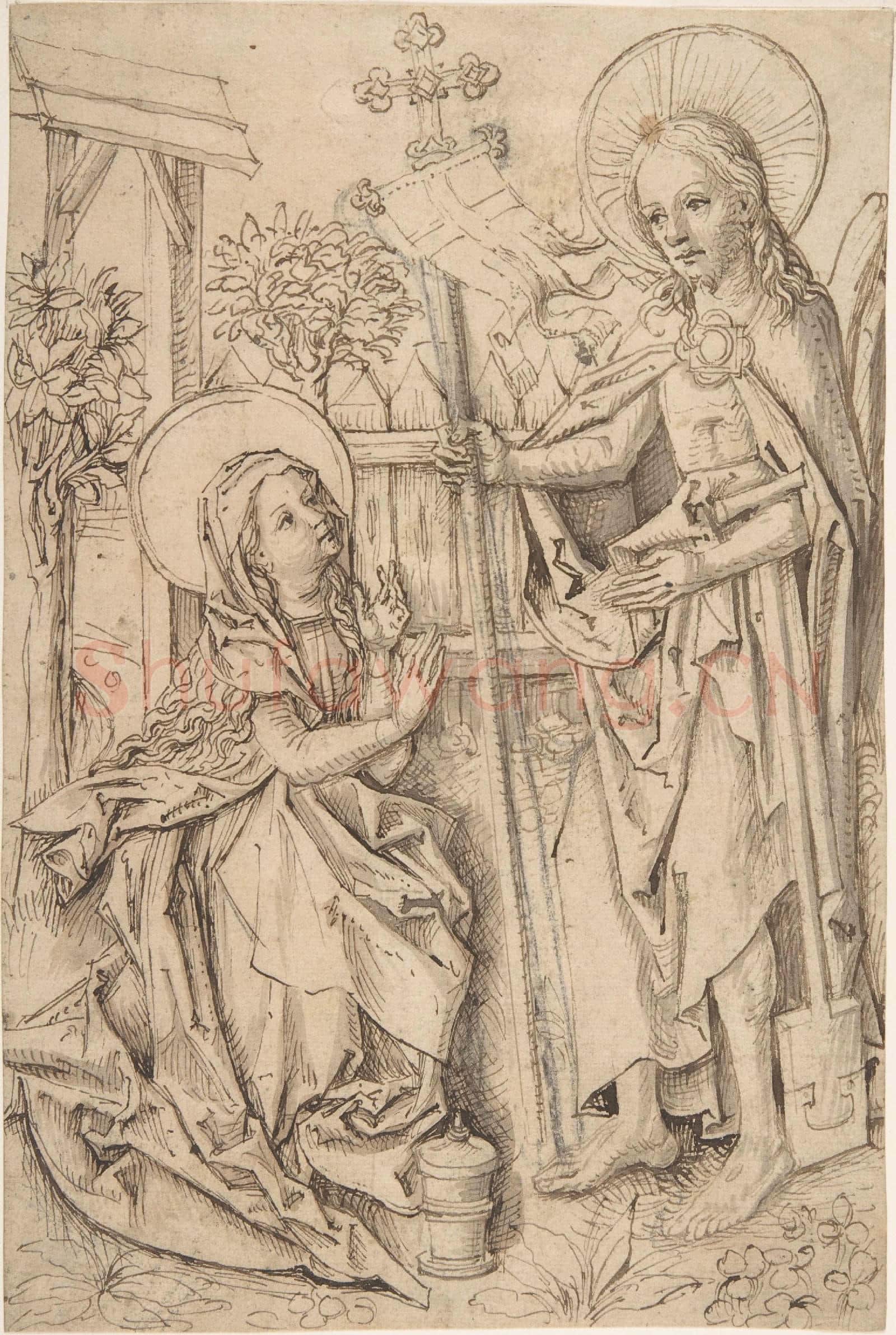Master of the Drapery Studies-Christ Appearing to Mary Magdalen.tif