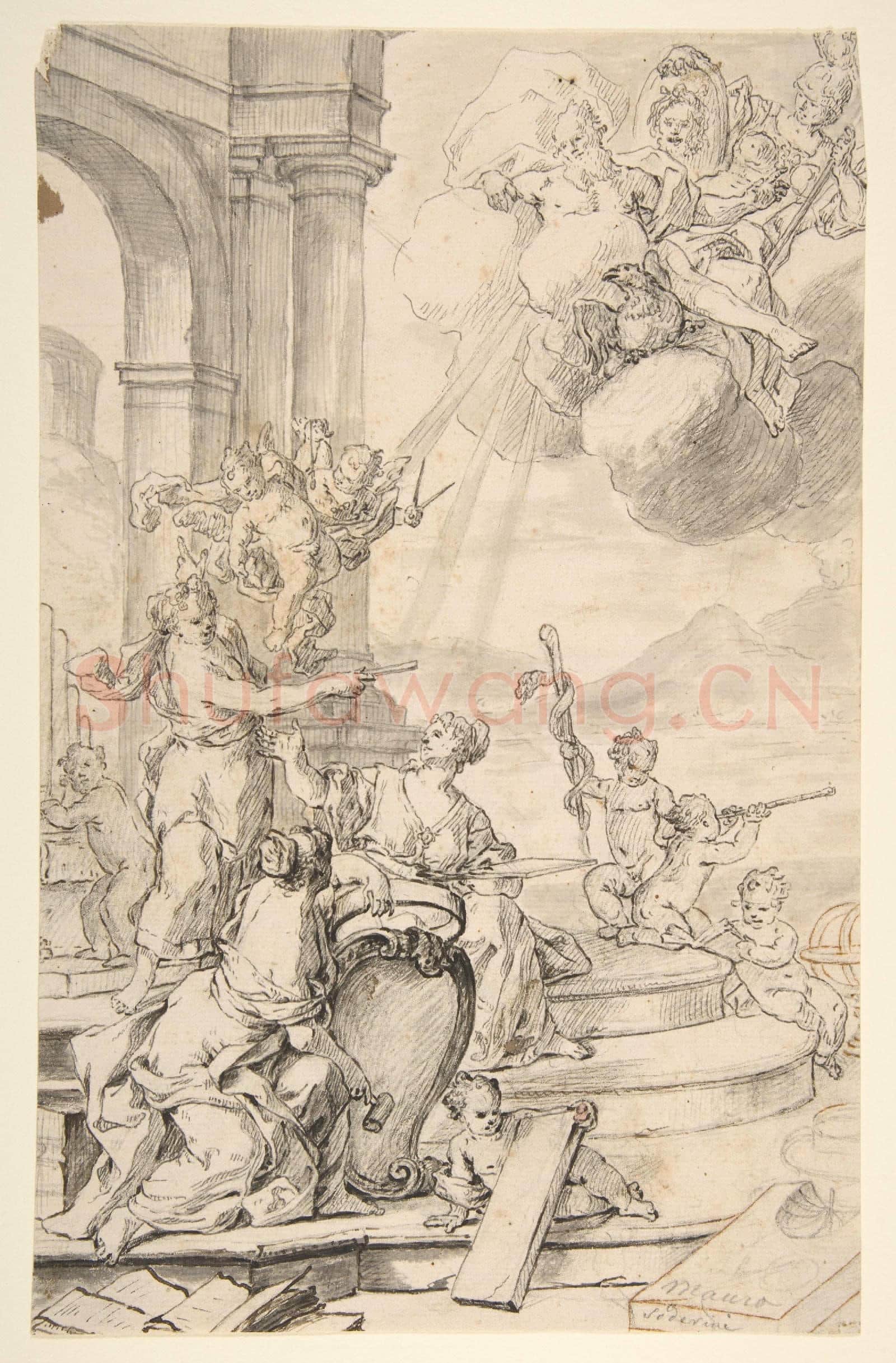 Mauro Soderini-Drawing for a Frontispiece.tif
