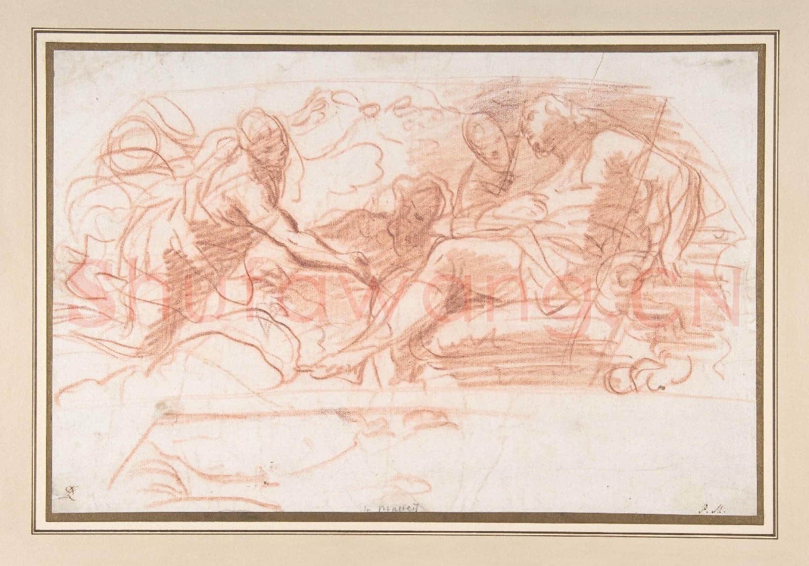 Paolo de' Matteis-Flying Figure Appearing.tif