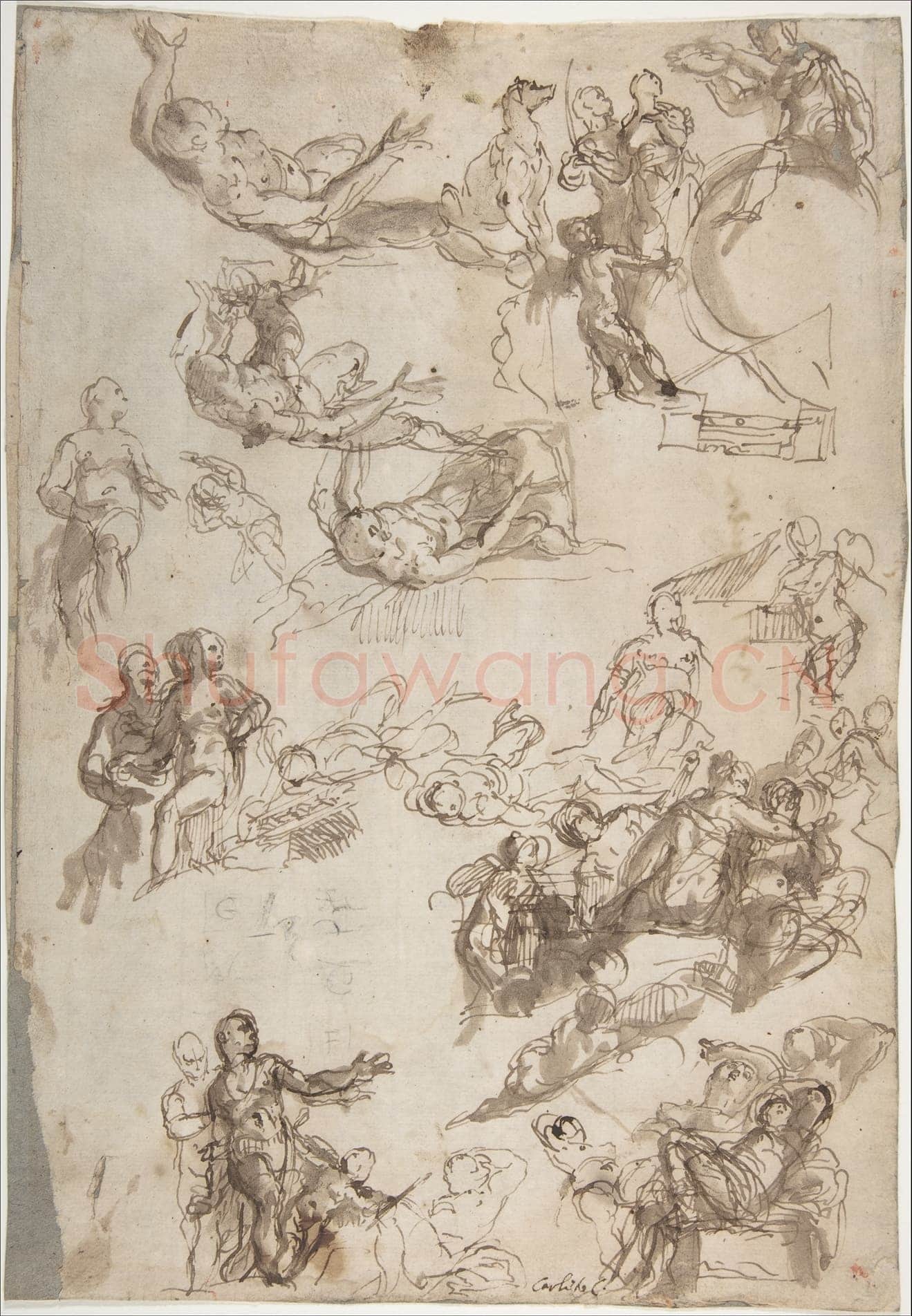 Paolo Veronese-Studies for The Allegories of Love.tif