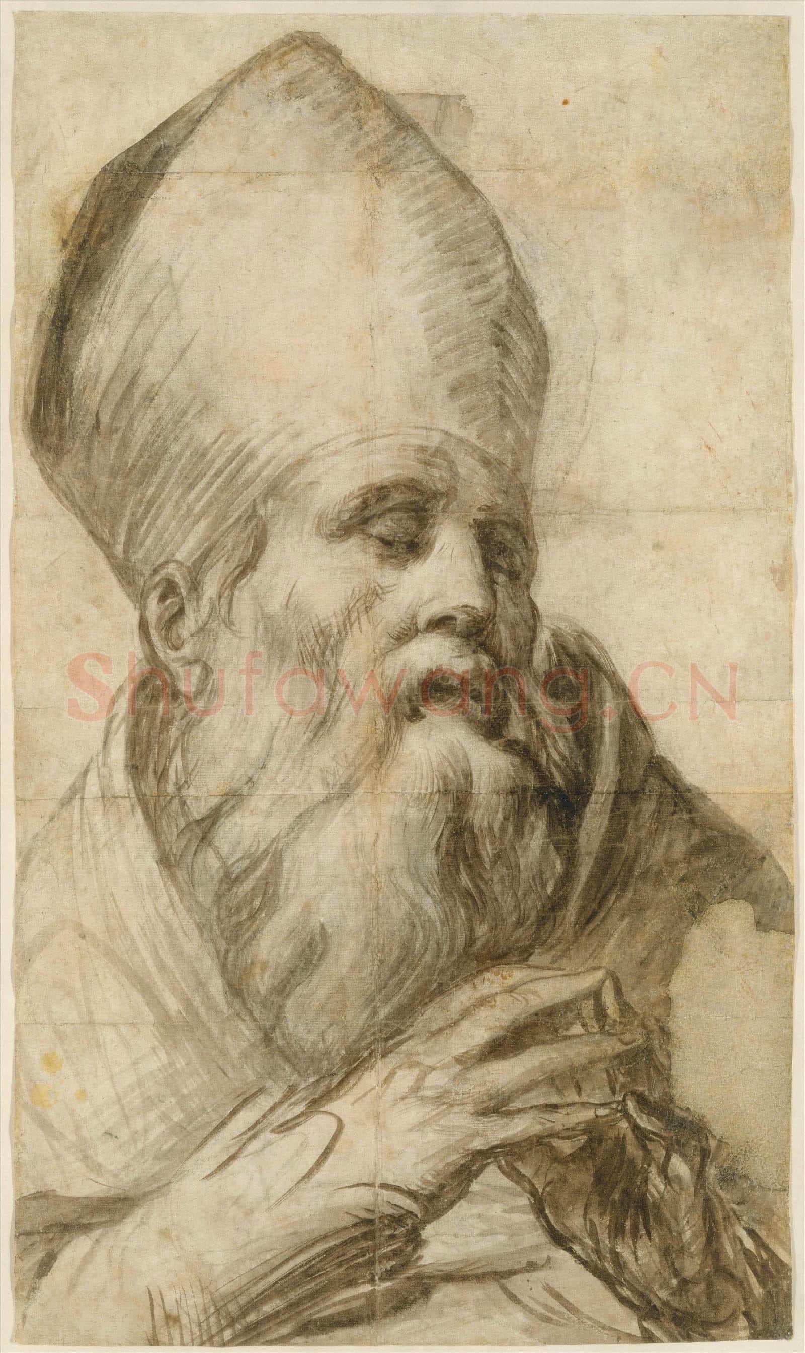 Parmigianino-Bishop Saint in Bust-Length.tif