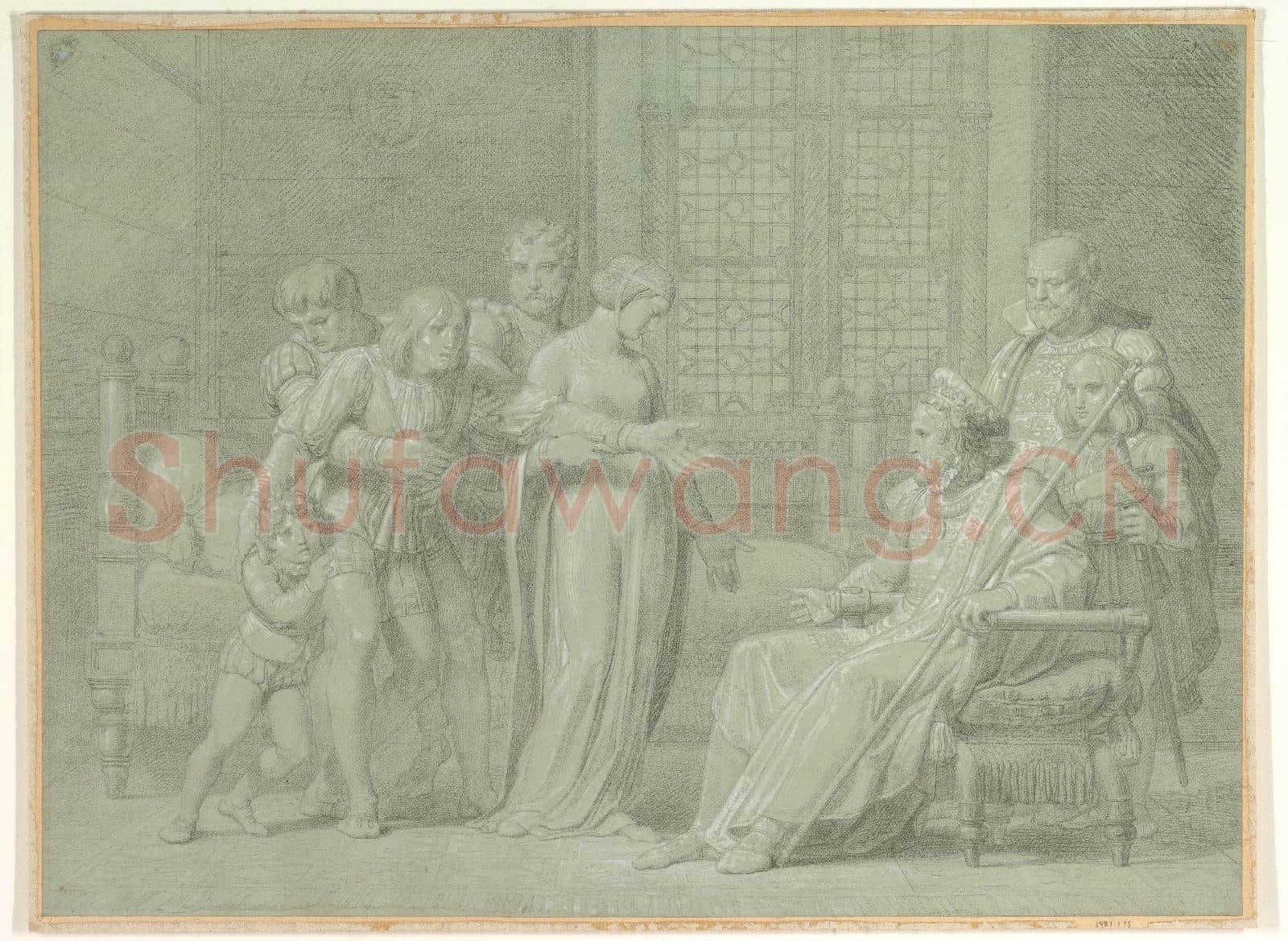 Pelagio Palagi-King Charles VIII of France with the Dying Gian Galeazzo Sforza.tif
