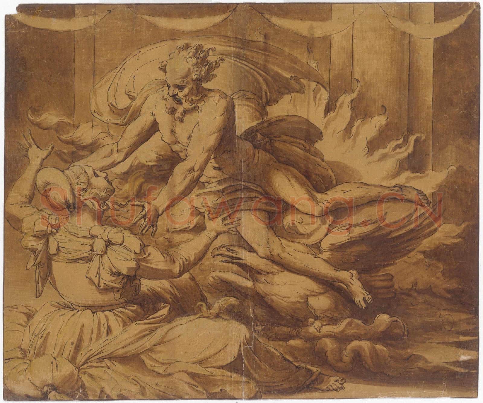 Perino del Vaga-Jupiter Appearing to Semele.tif