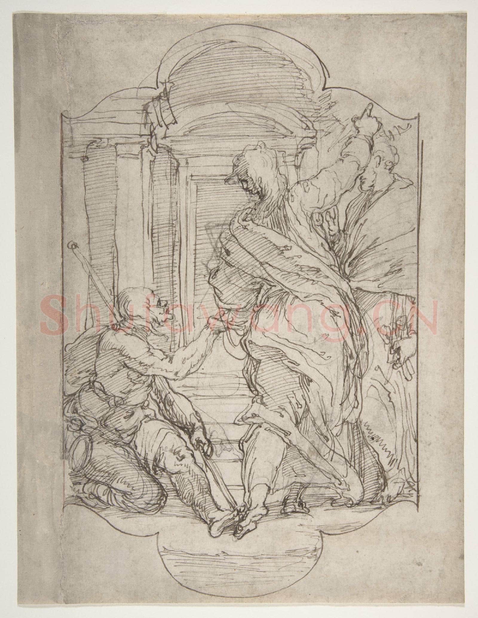 Perino del Vaga-Saint Peter and Saint John Healing a Cripple.tif