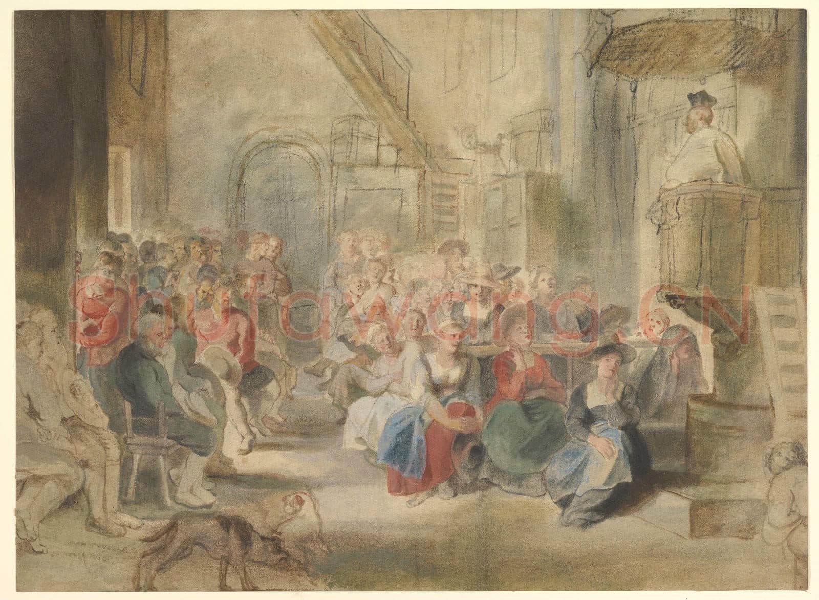 Peter Paul Rubens-A Sermon in a Village Church.tif