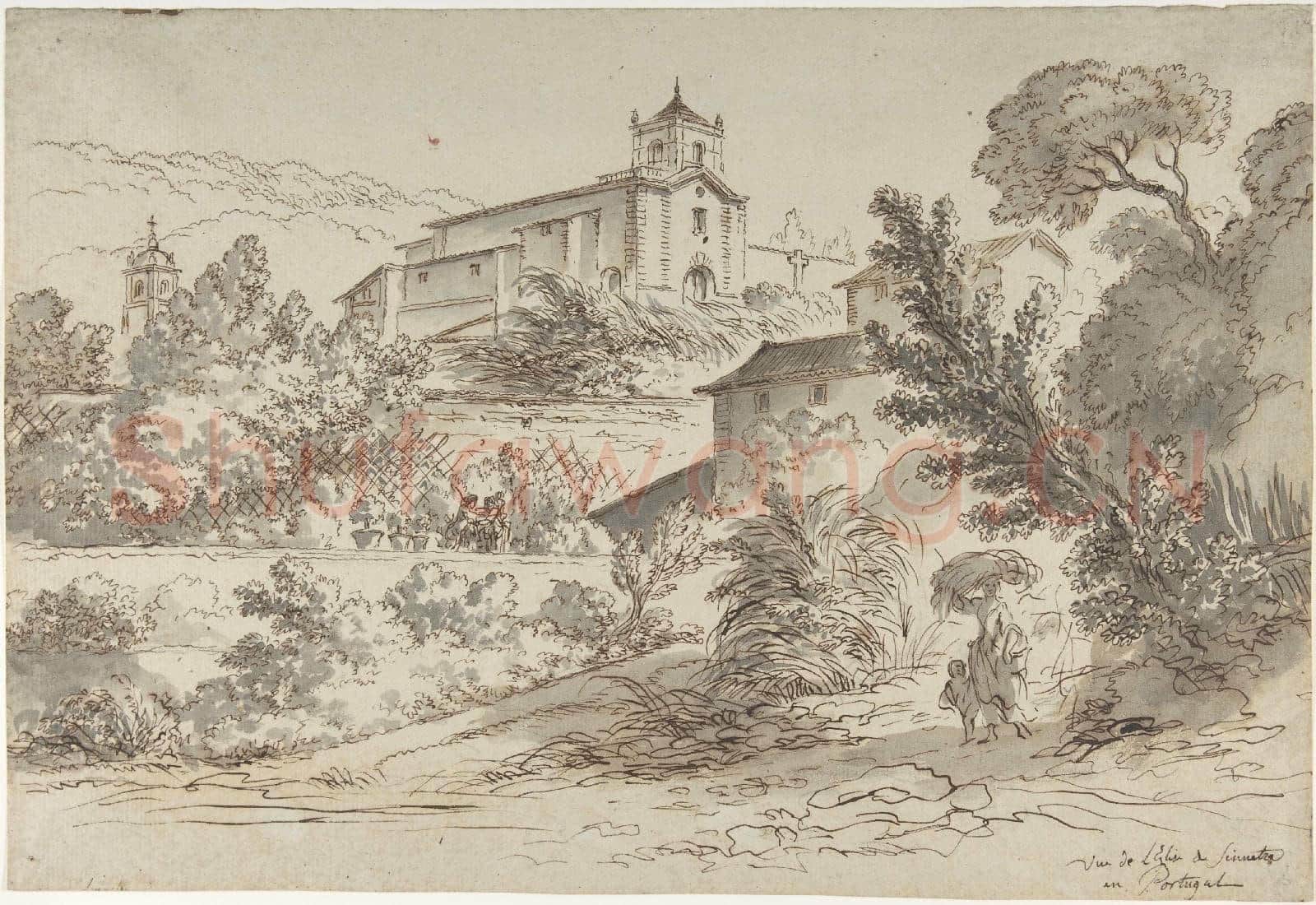 Pierre Lélu-The Church of Sao Martinho in Sintra, Portugal.tif