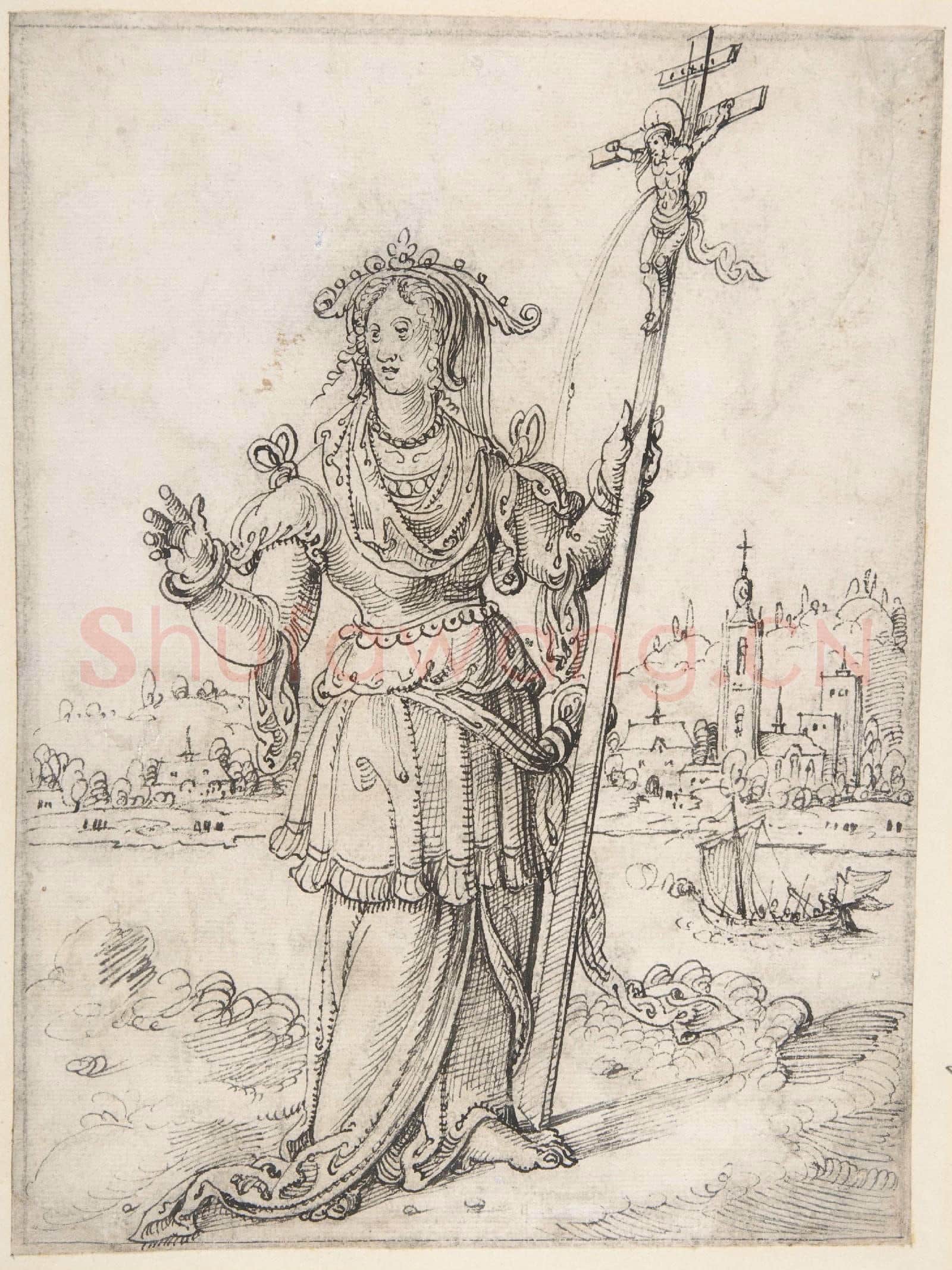 Pieter Cornelisz Kunst-Allegorical Figure(Faith).tif