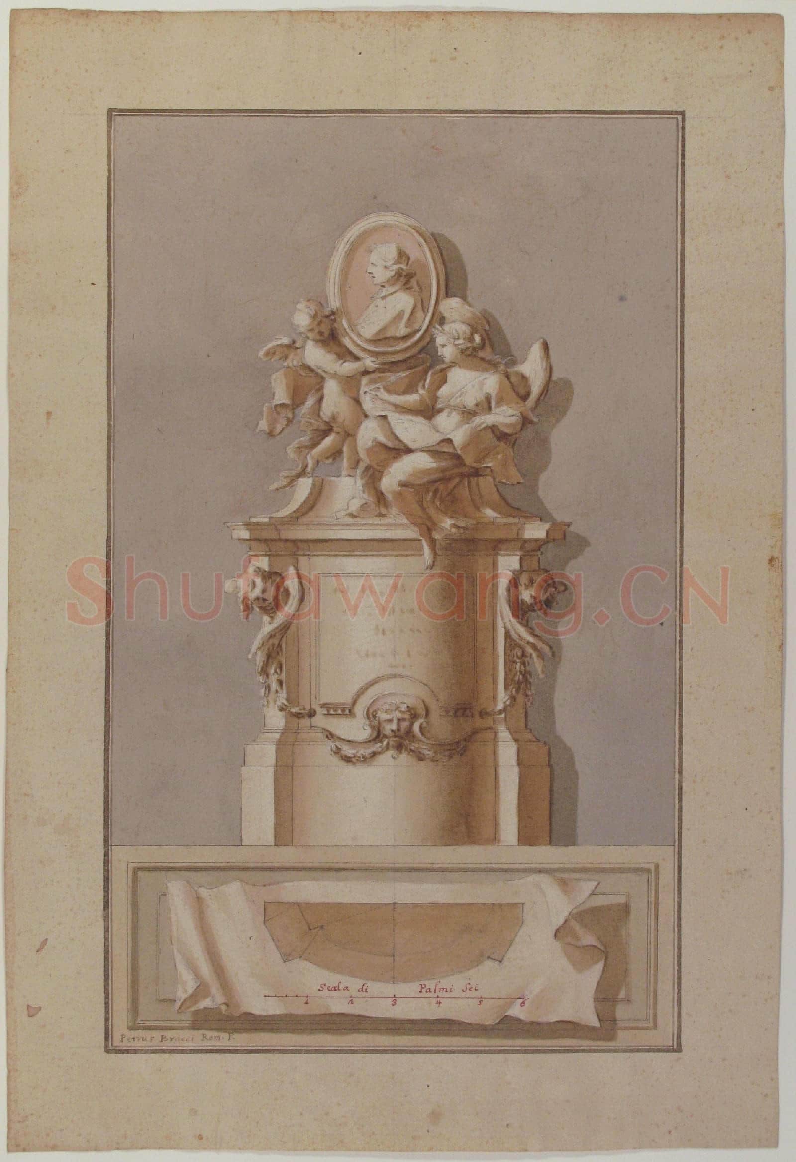 Pietro Bracci-Design for a Tomb2.tif