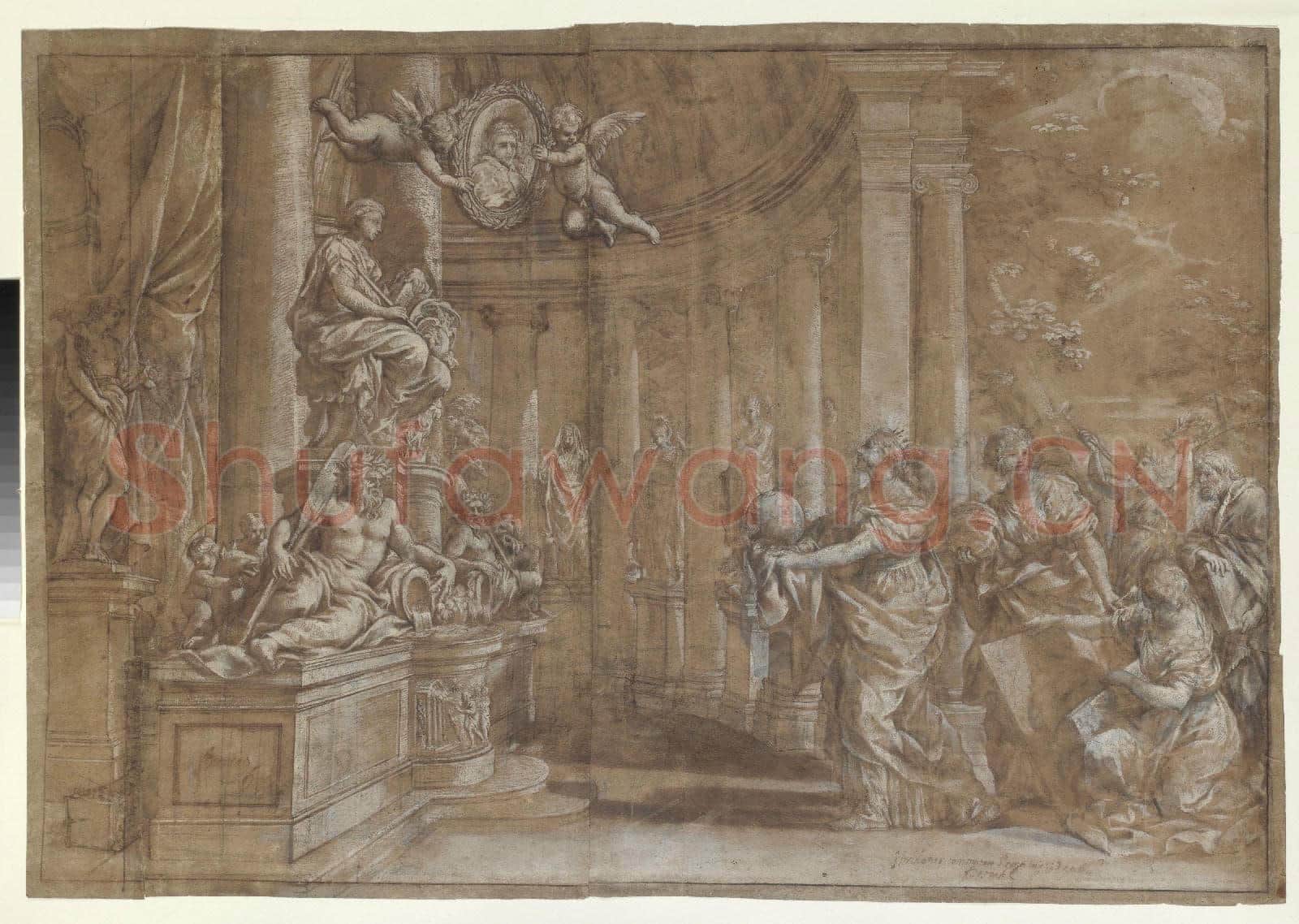 Pietro da Cortona-Allegory in Honor of Cardinal Antonio.tif