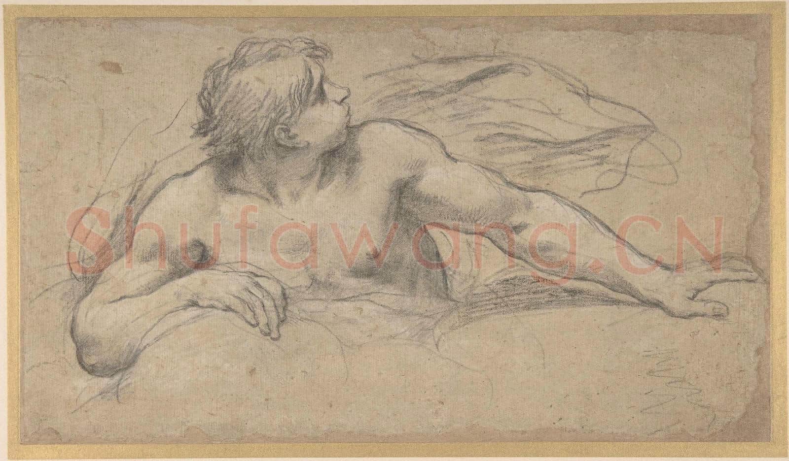 Pietro da Cortona-A Wind God.tif