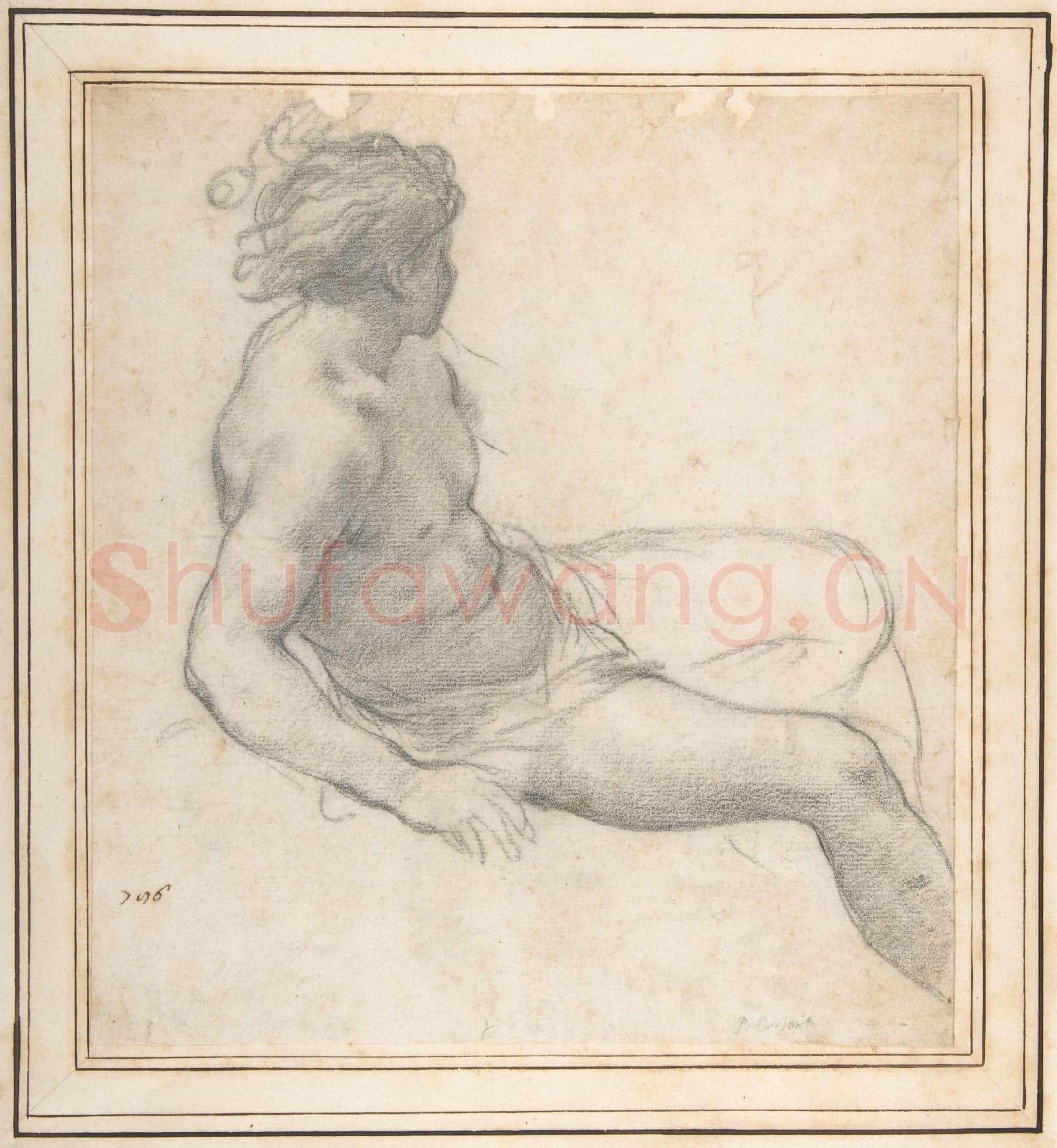 Pietro da Cortona-Study of a Seated Youth for the Age of Gold.tif
