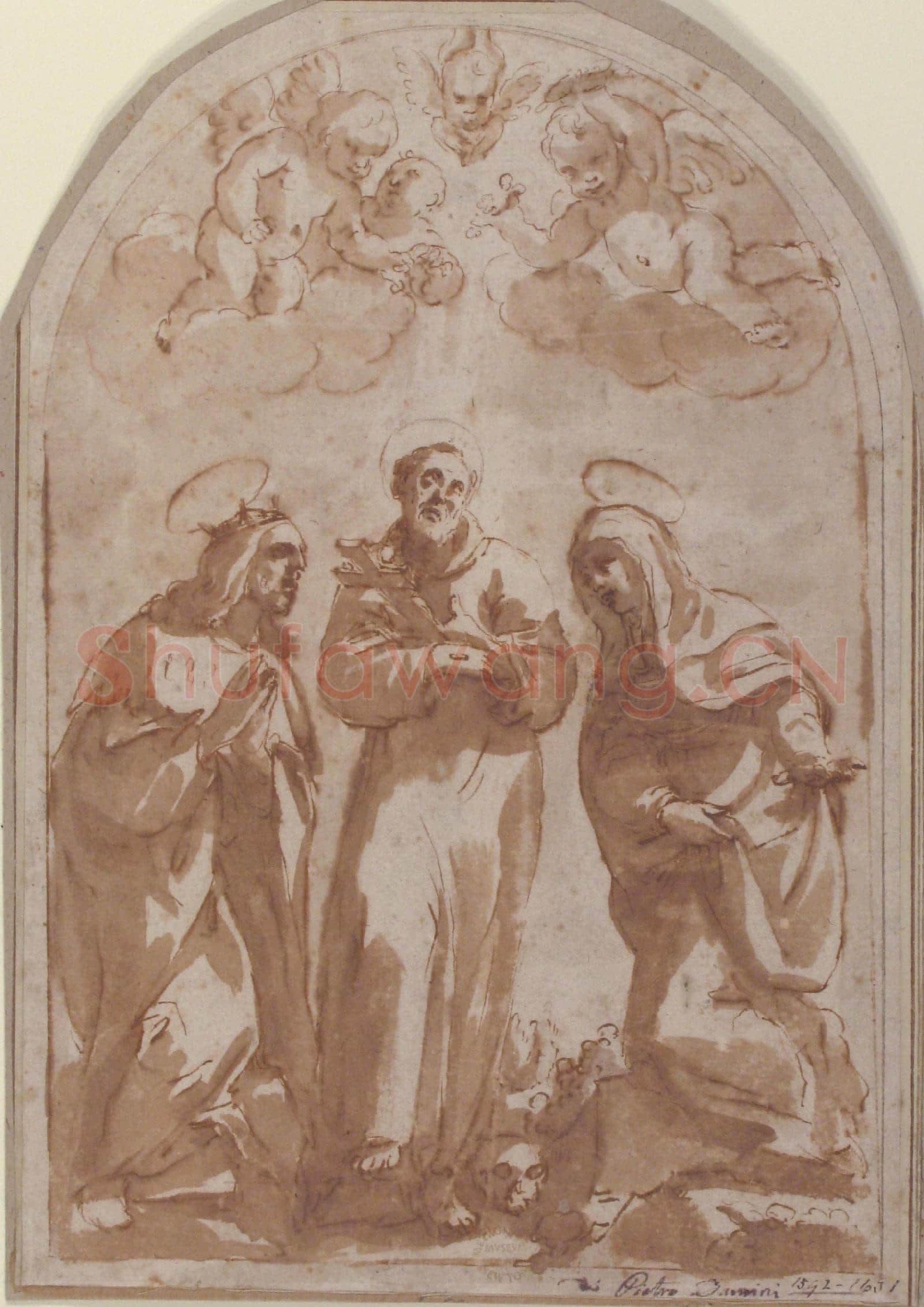 Pietro Damini-Saint Louis of France, Saint Francis.tif