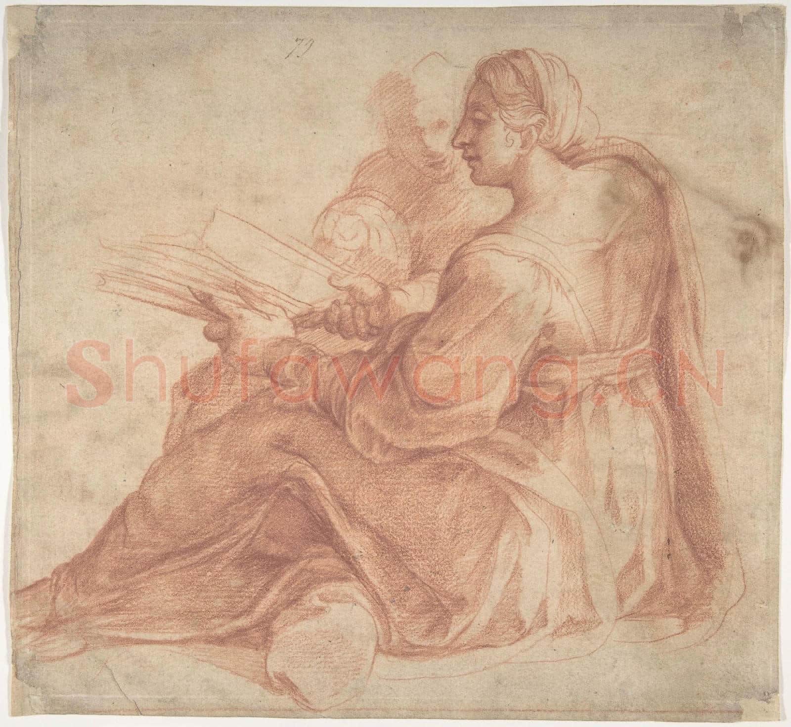 Pirro Ligorio-Seated Sibyl and Attendant Genius.tif
