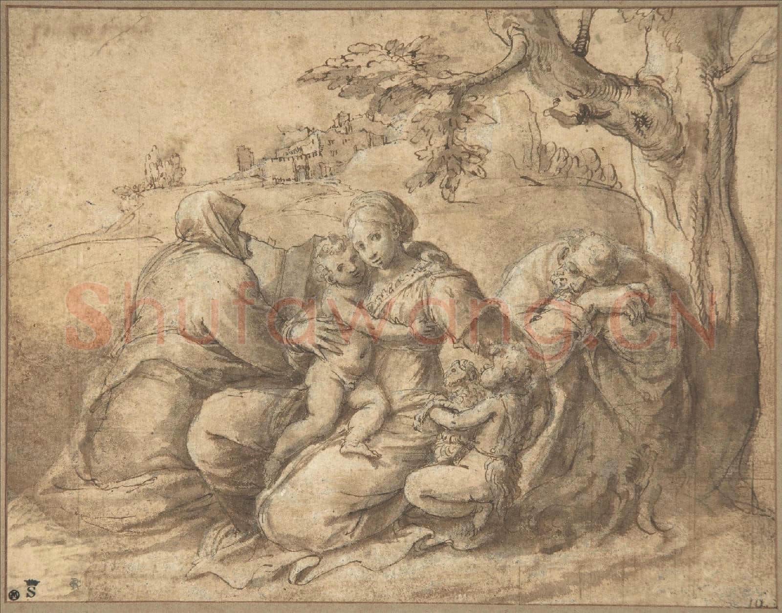 Polidoro da Caravaggio-The Holy Family.tif