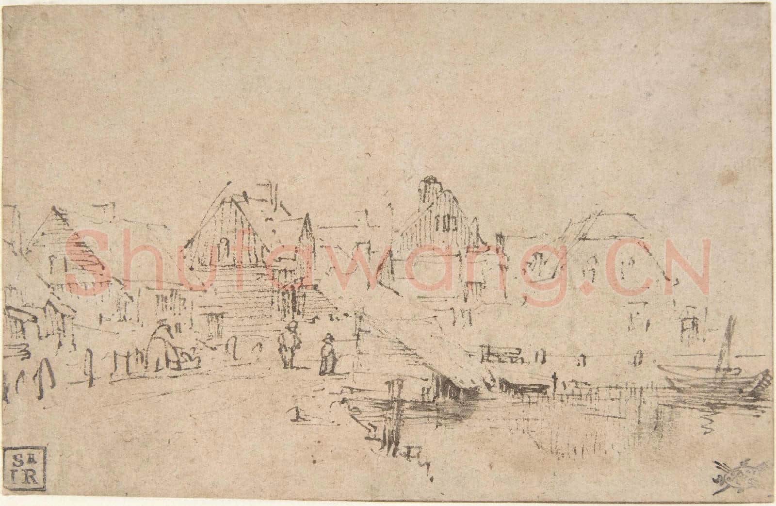 Rembrandt-Houses by the Water.tif