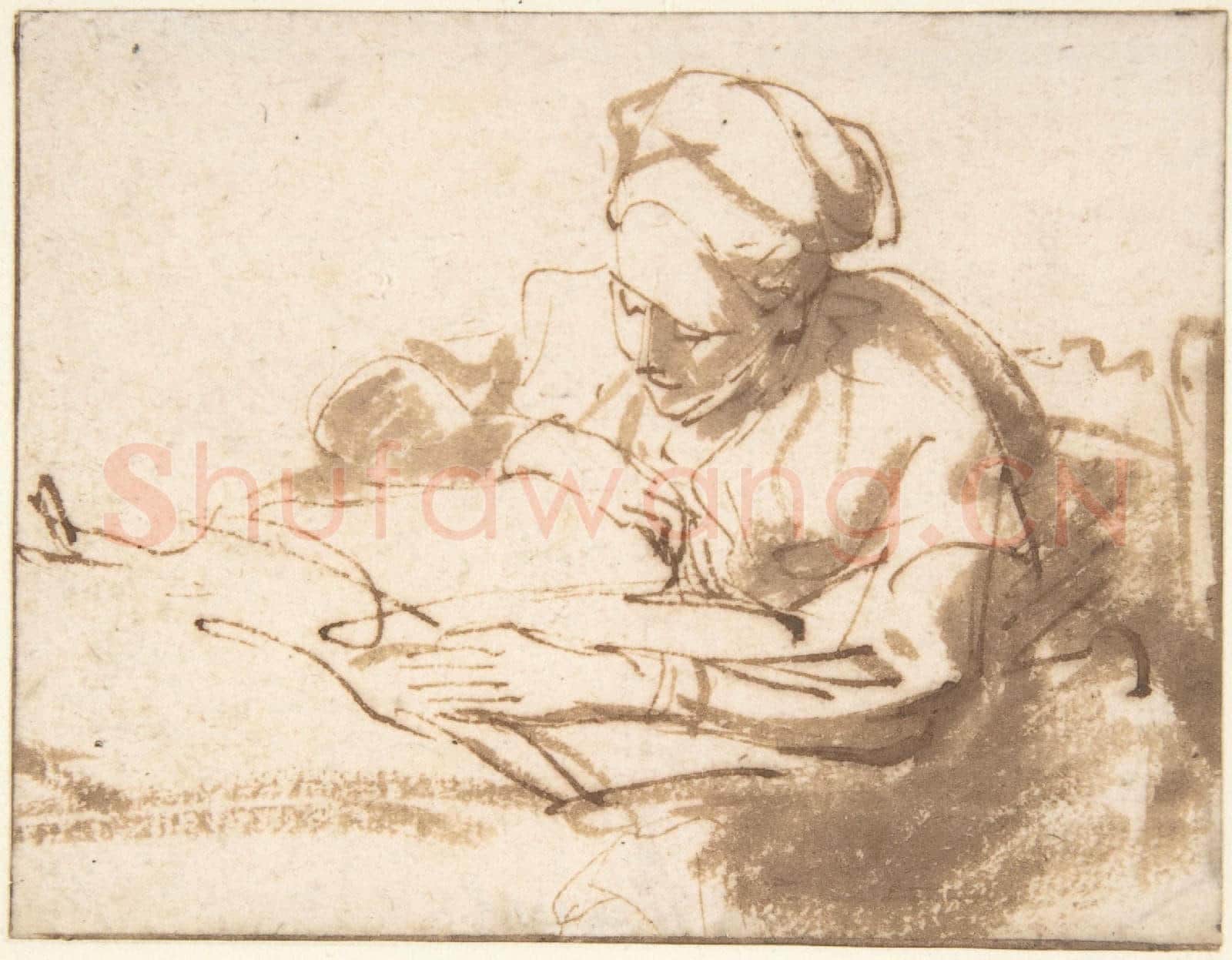 Rembrandt-Woman Reading.tif