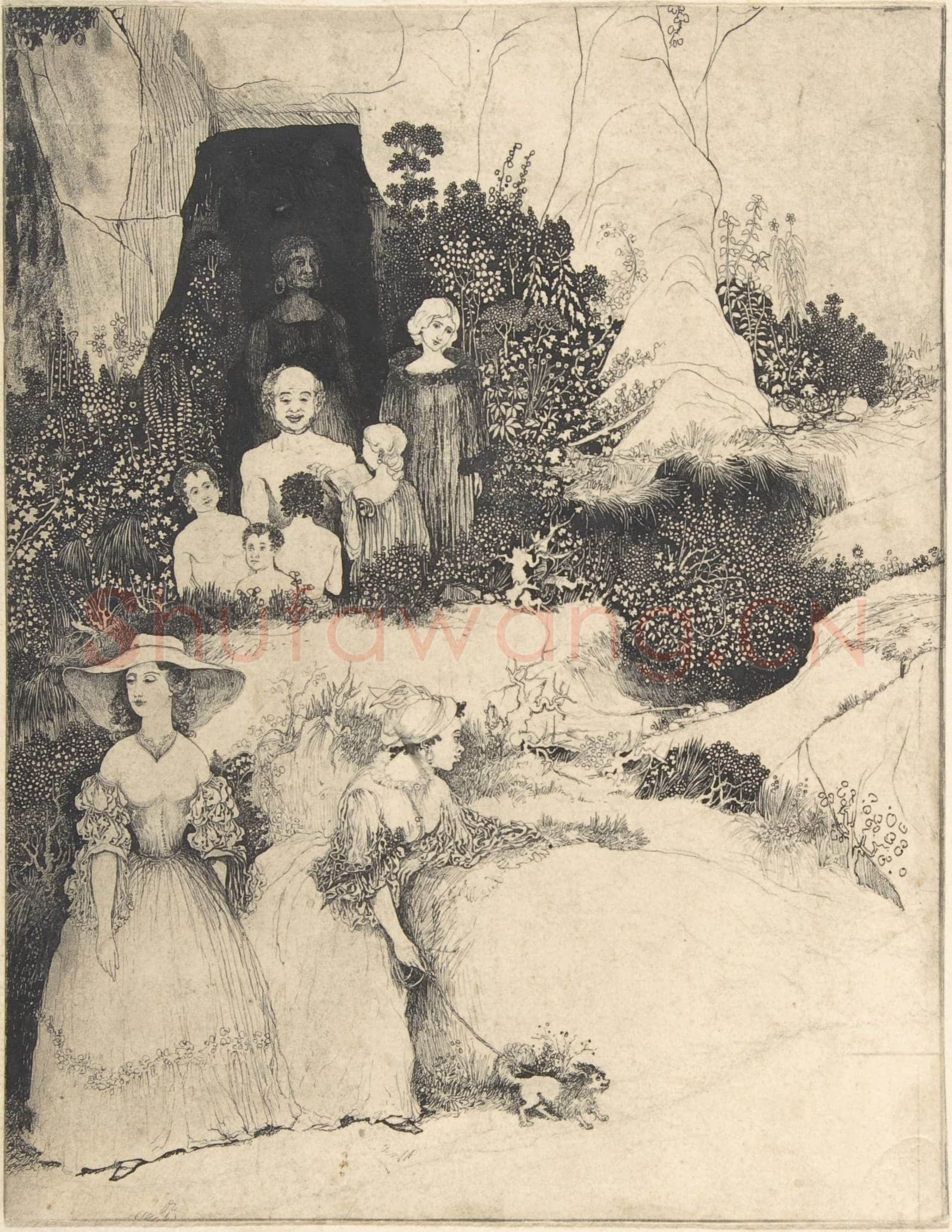 Rodolphe Bresdin-Group of Figures.tif