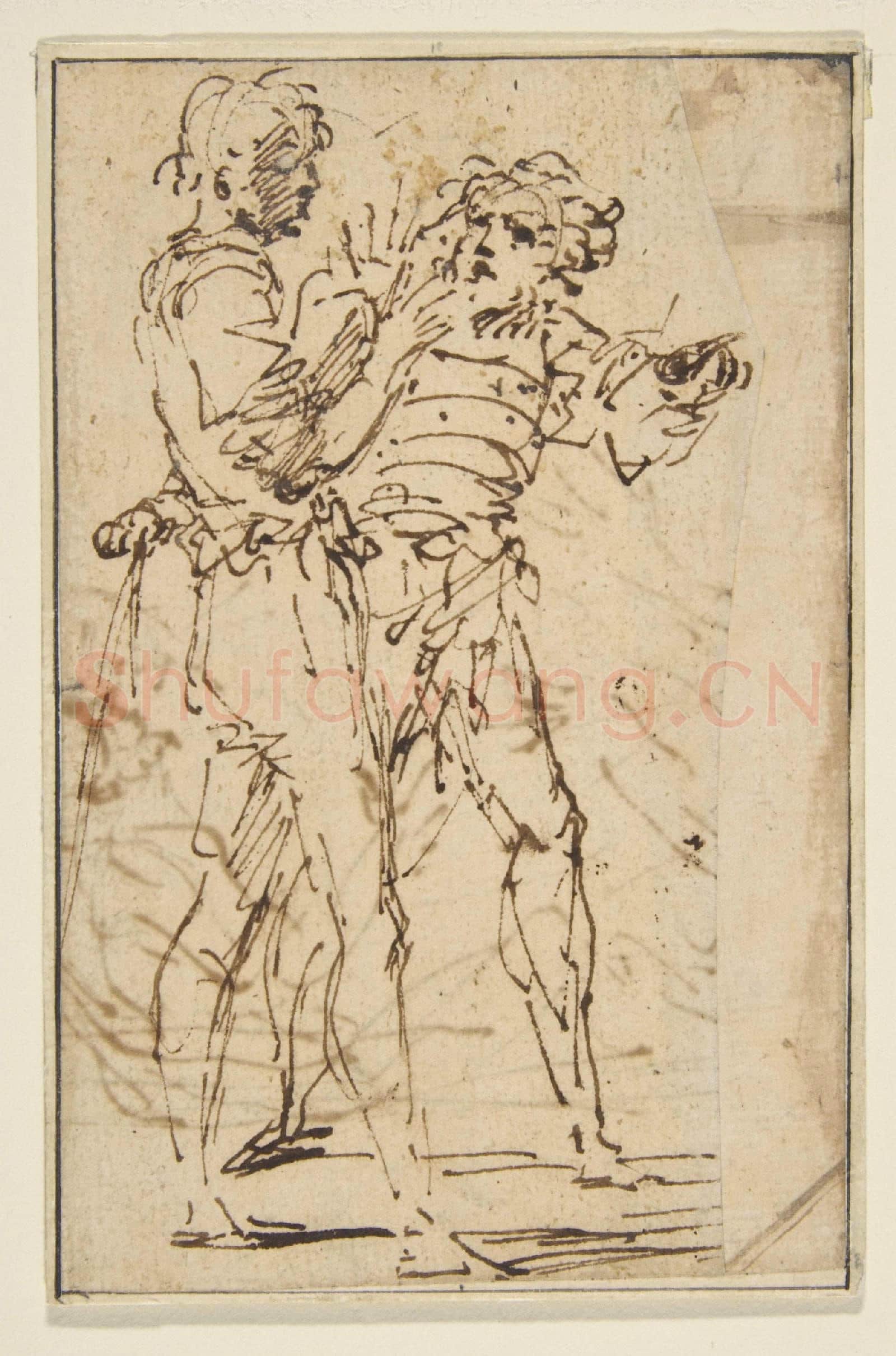Salvator Rosa-Two Standing Men Gesticulating.tif