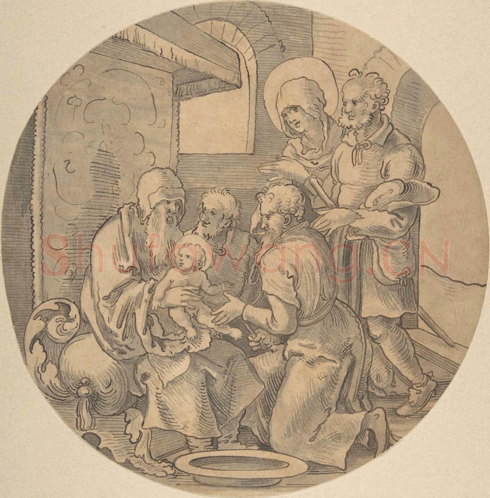 Sebald Beham-The Circumcision of Christ.tif