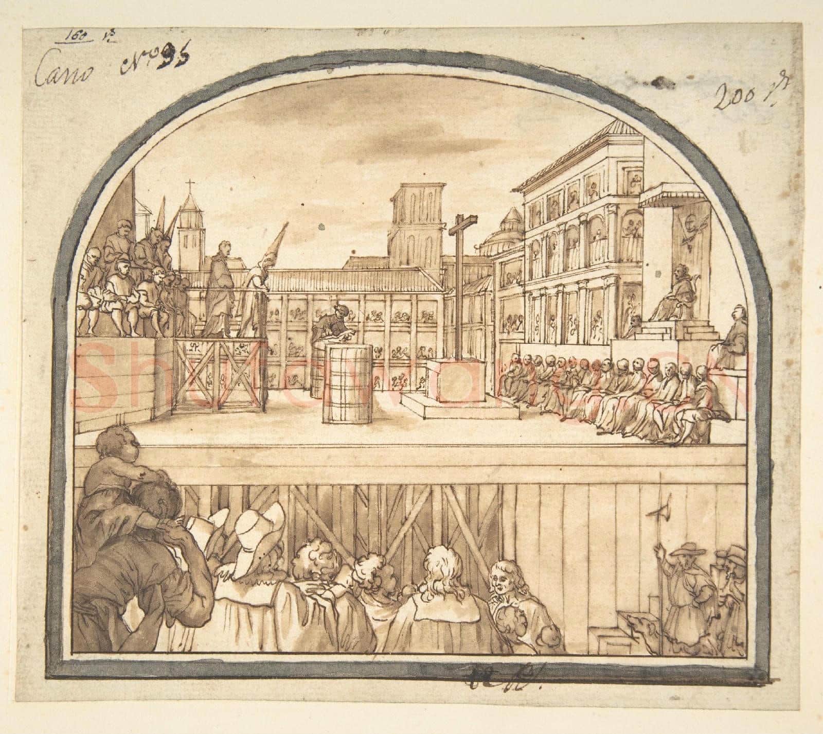 Sebastián de Herrera-Barnuevo-Auto-da-fé in a Courtyard.tif