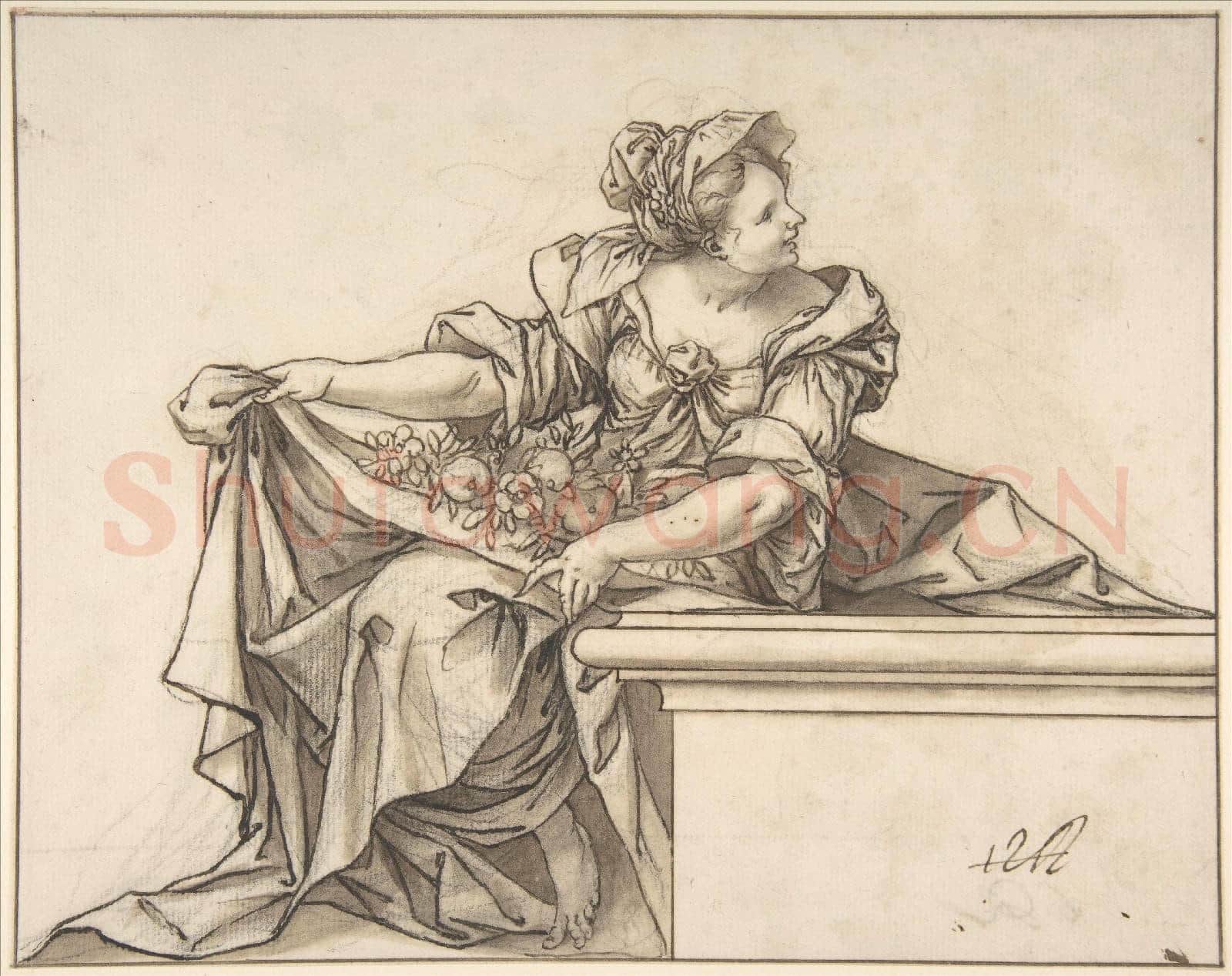 Sebastián de Herrera-Barnuevo-Female Personification.tif