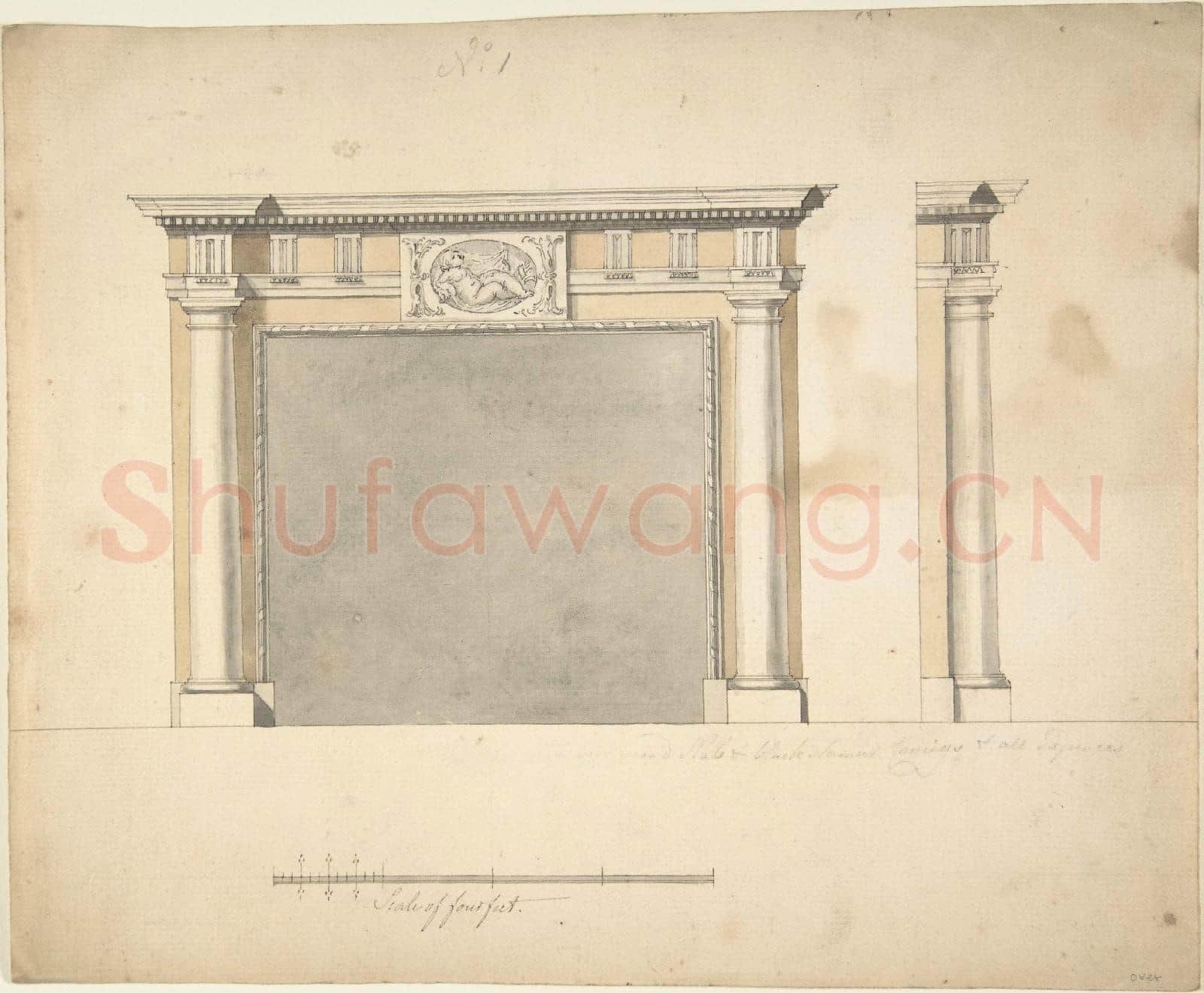 Sir William Chambers-Designs for a Chimney-piece for Richard Barwell.tif