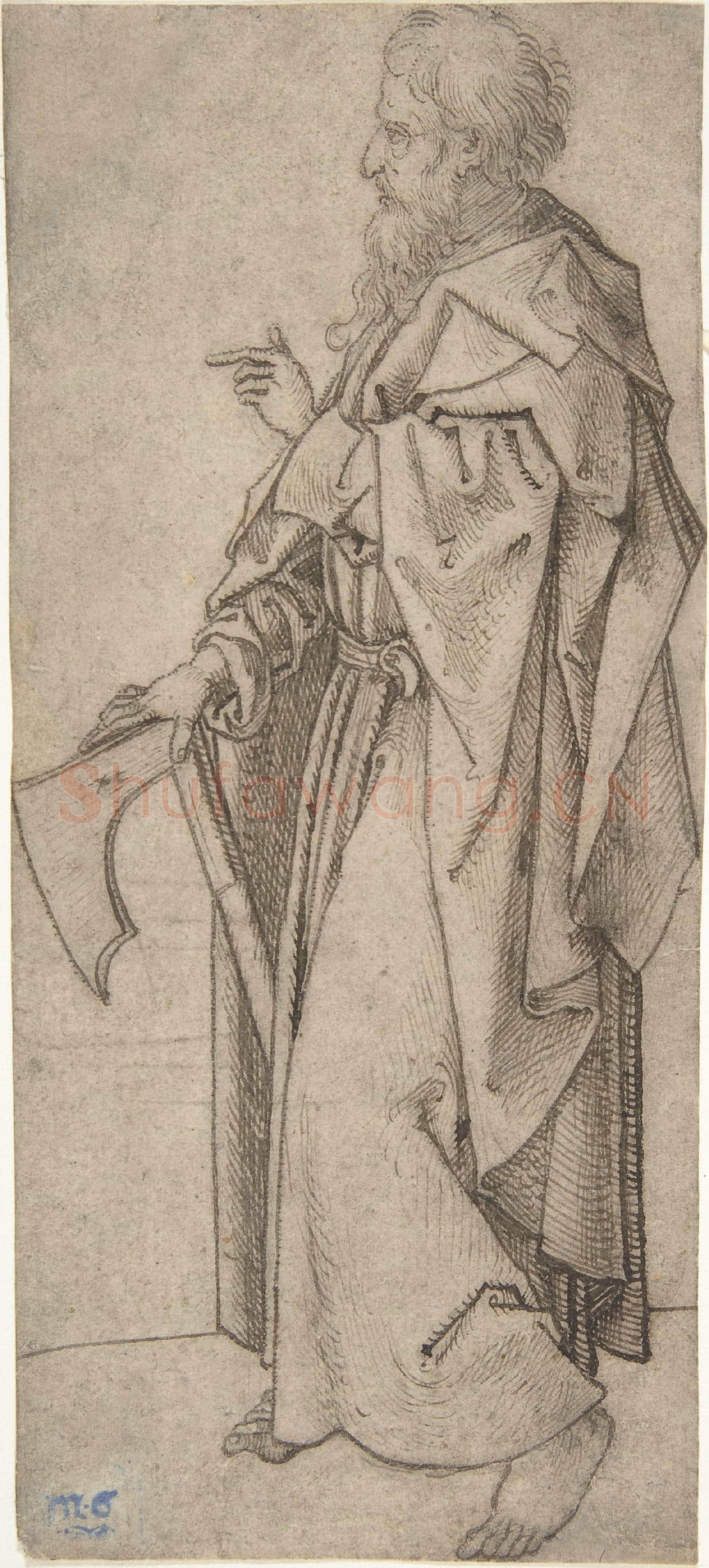 Style of Martin Schongauer-St. Matthew.tif