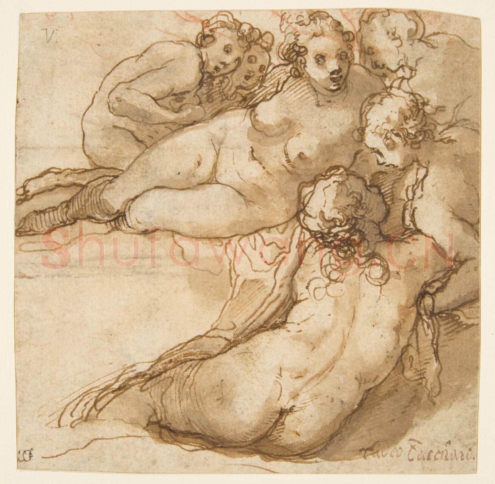 Taddeo Zuccaro-Nymphs Bathing.tif