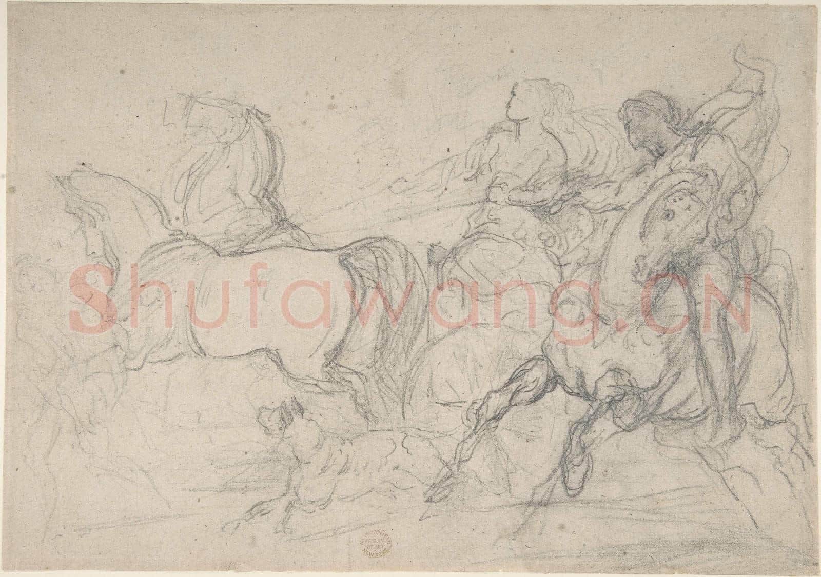 Théodore Gericault-Charioteer and Horseman.tif