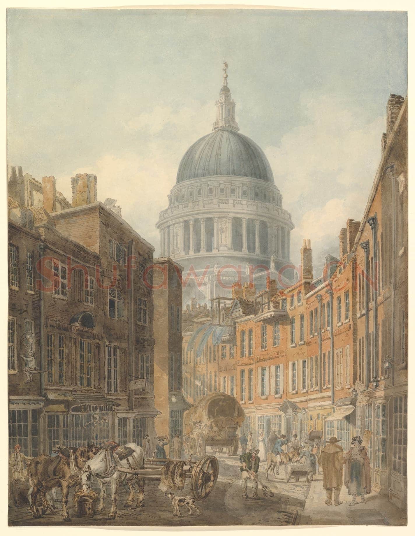 Thomas Girtin-St. Paul's Cathedral from St. Martin's-le-Grand.tif