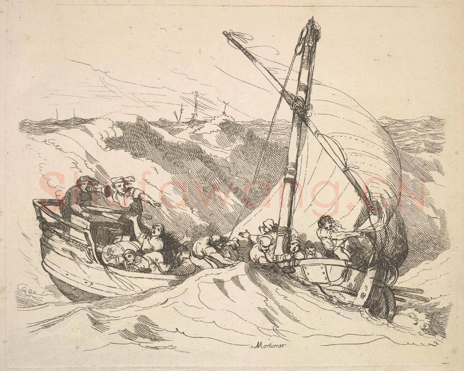 Thomas Rowlandson-Landscape with Figures on Horseback.tif