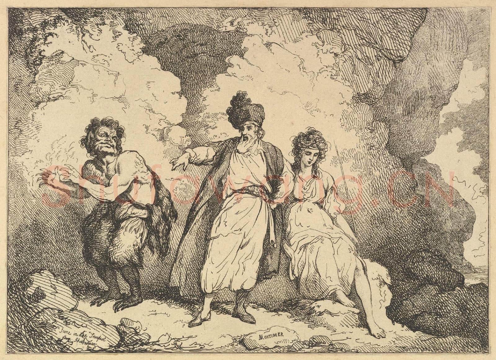 Thomas Rowlandson-Scene from the Tempest.tif