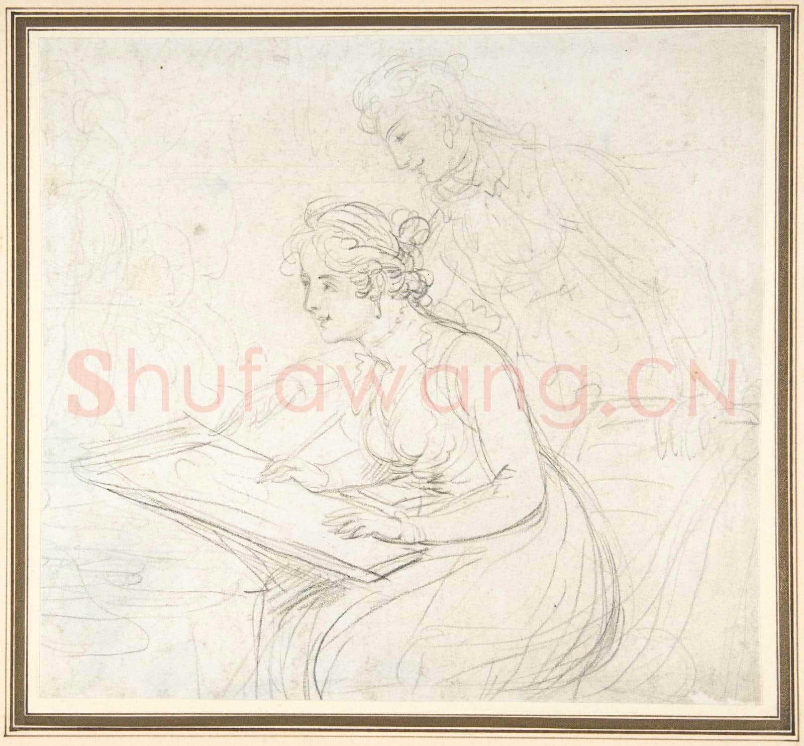 Thomas Rowlandson-The Drawing Lesson.tif
