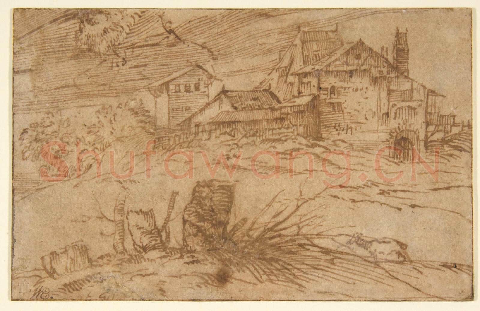 Titian-Landscape with a Goat.tif