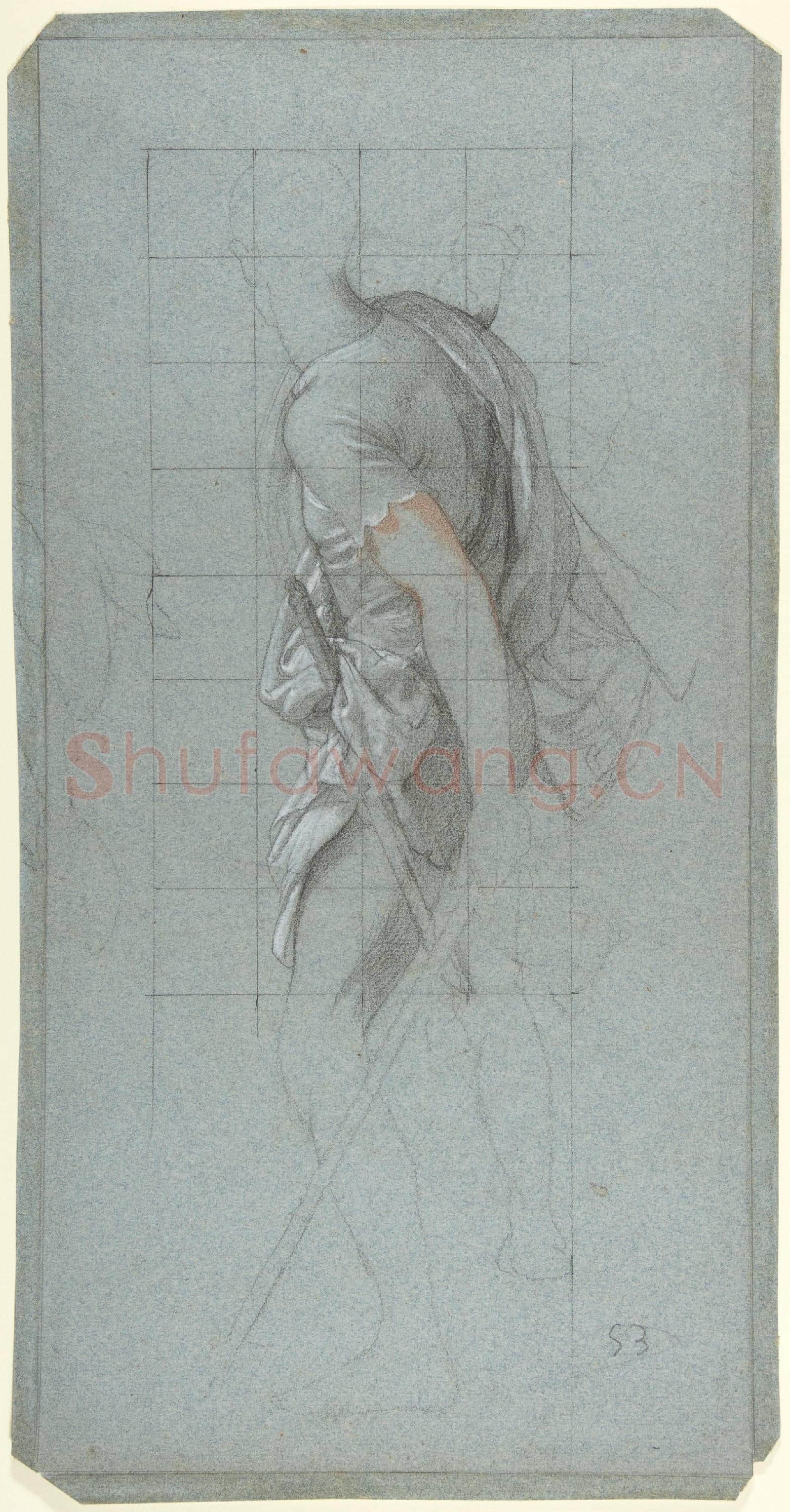 Victor-François-Eloi Biennourry-Standing Soldier Study for the chapel.tif